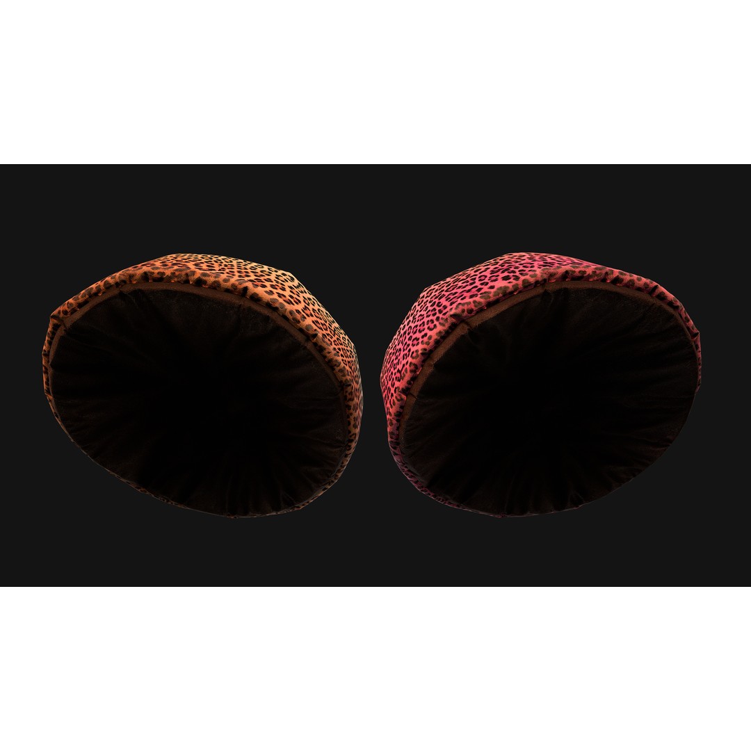 Stylized Pet Bed 3D Model – Low Poly Game Asset, PBR Textures, FBX - View 19