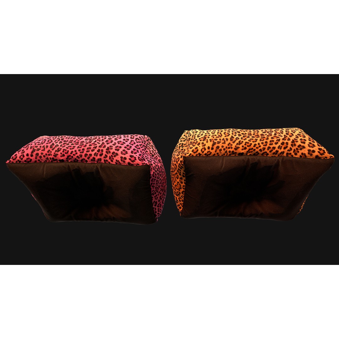 Stylized Pet Bed 3D Model – Low Poly Game Asset, PBR Textures, FBX - View 25