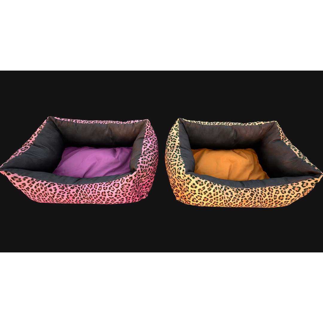 Stylized Pet Bed 3D Model – Low Poly Game Asset, PBR Textures, FBX - View 29