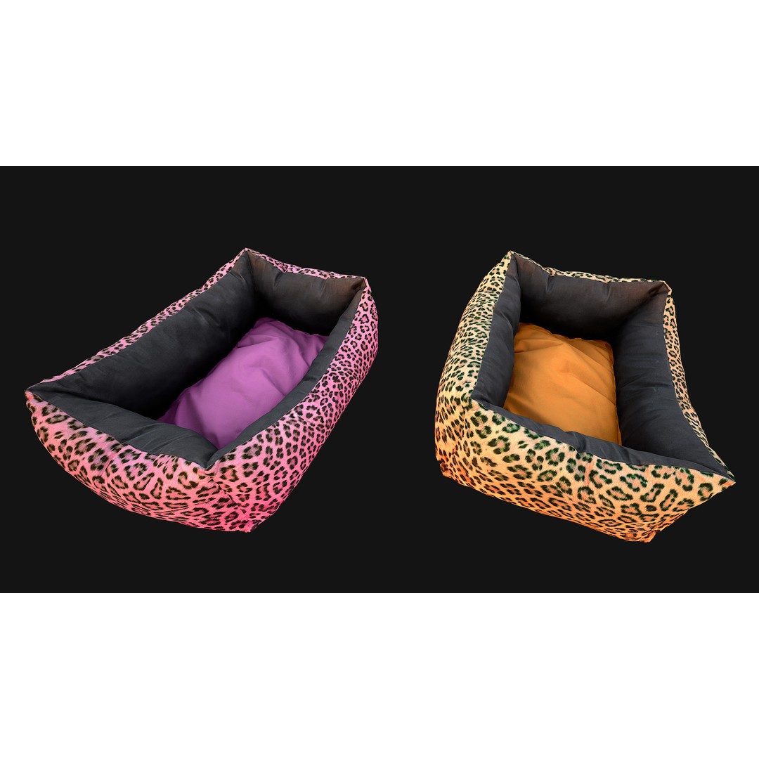 Stylized Pet Bed 3D Model – Low Poly Game Asset, PBR Textures, FBX - View 30