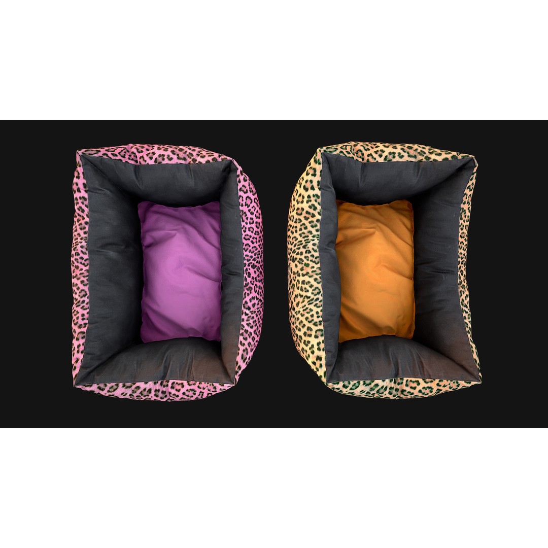 Stylized Pet Bed 3D Model – Low Poly Game Asset, PBR Textures, FBX - View 31
