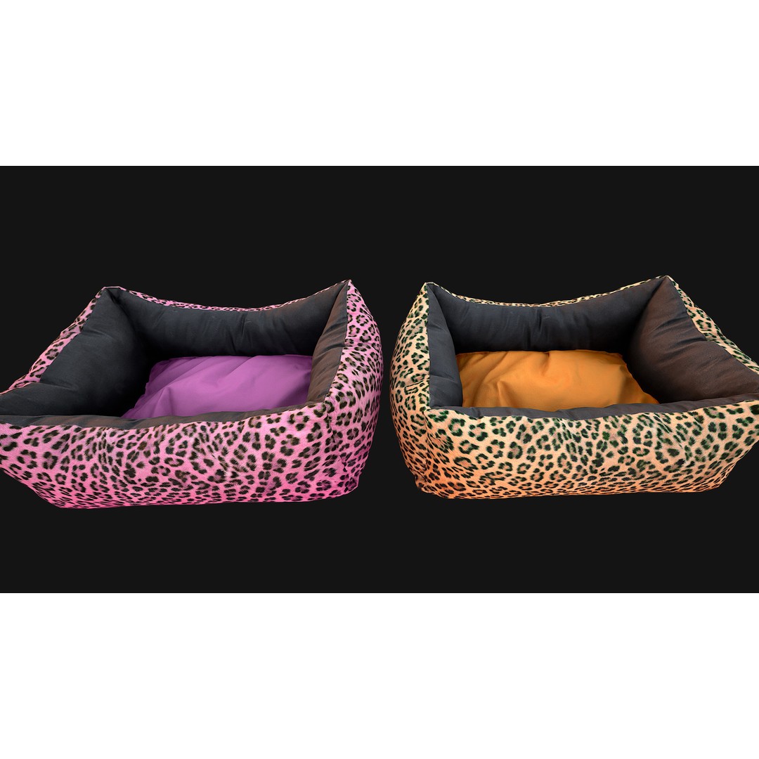 Stylized Pet Bed 3D Model – Low Poly Game Asset, PBR Textures, FBX - View 32