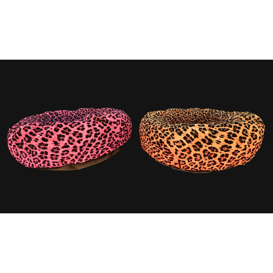 Stylized Pet Bed 3D Model – Low Poly Game Asset, PBR Textures, FBX - View 33
