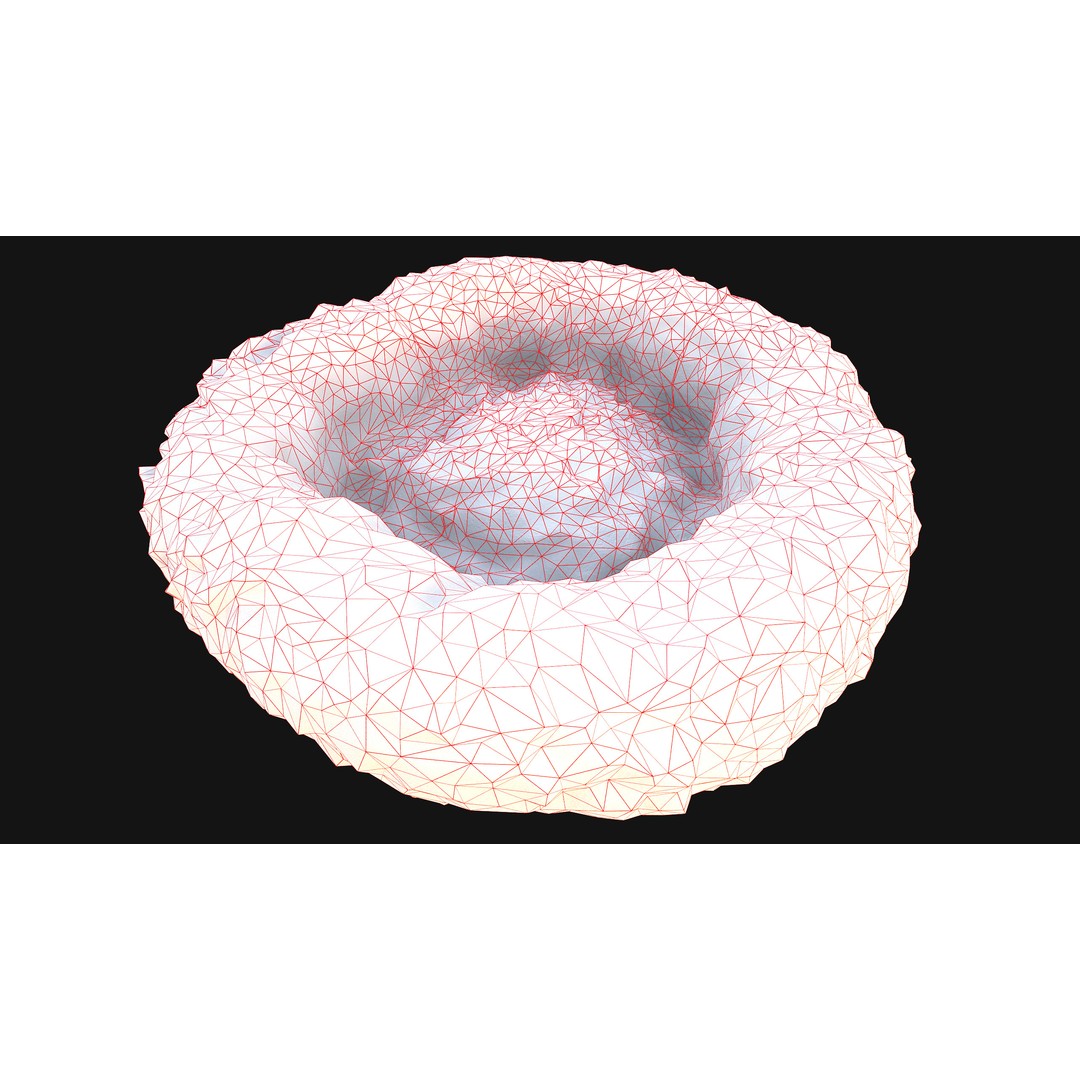 Stylized Pet Bed 3D Model – Low Poly Game Asset, PBR Textures, FBX - View 47