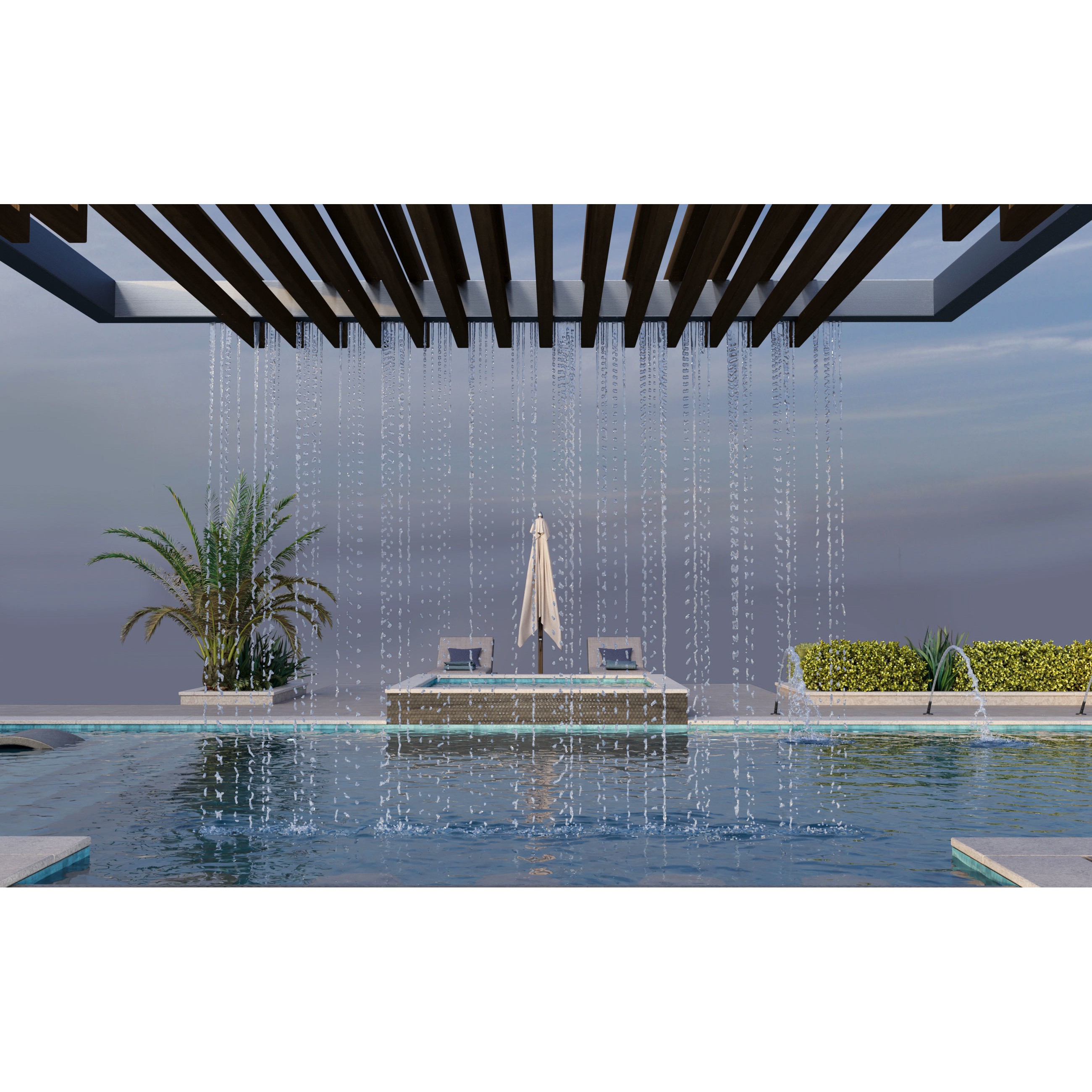 Swimming Pool - Game-Ready 3D Model - View 12