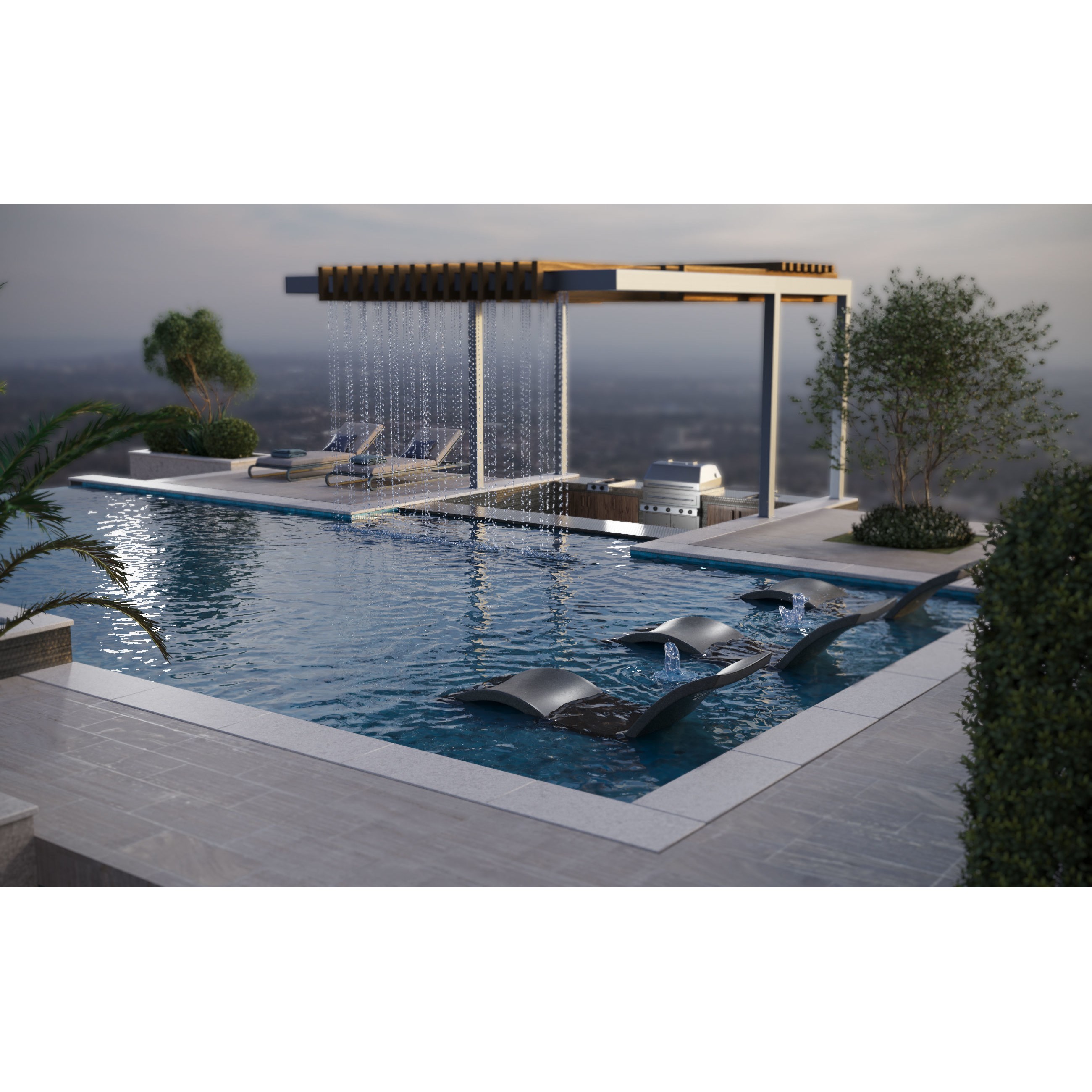 Swimming Pool - Game-Ready 3D Model - View 16