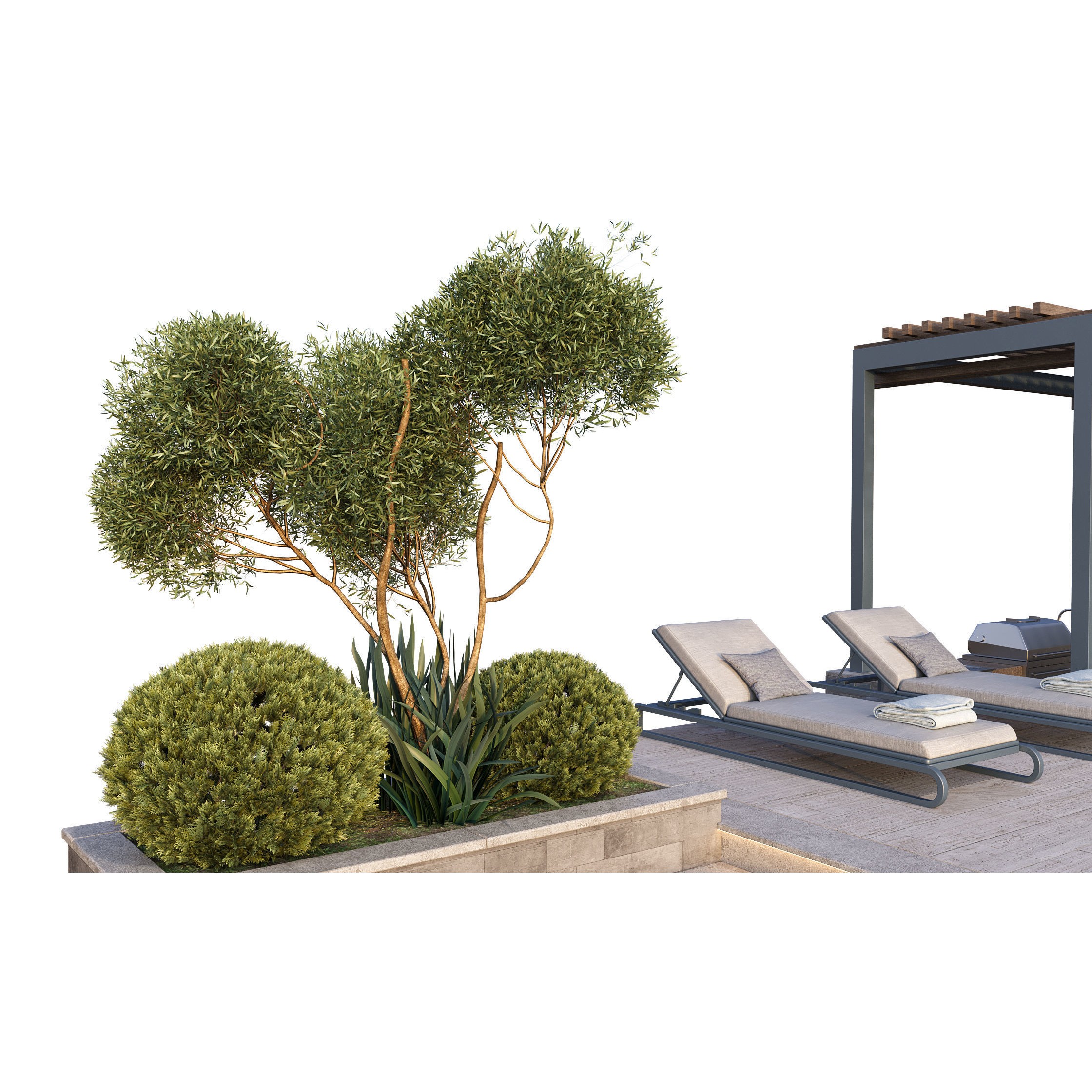 Swimming Pool - Game-Ready 3D Model - View 19