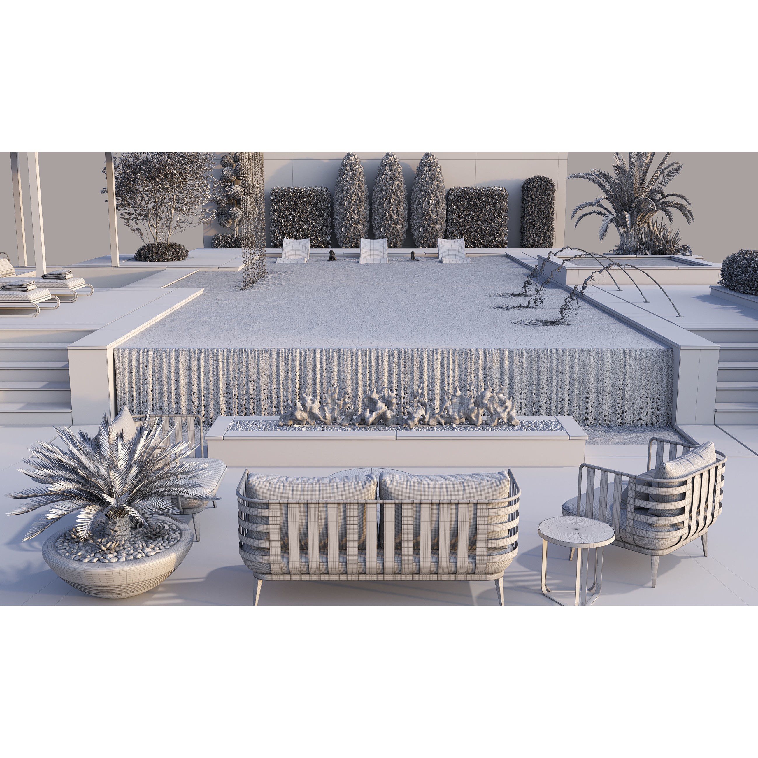 Swimming Pool - Game-Ready 3D Model - View 26