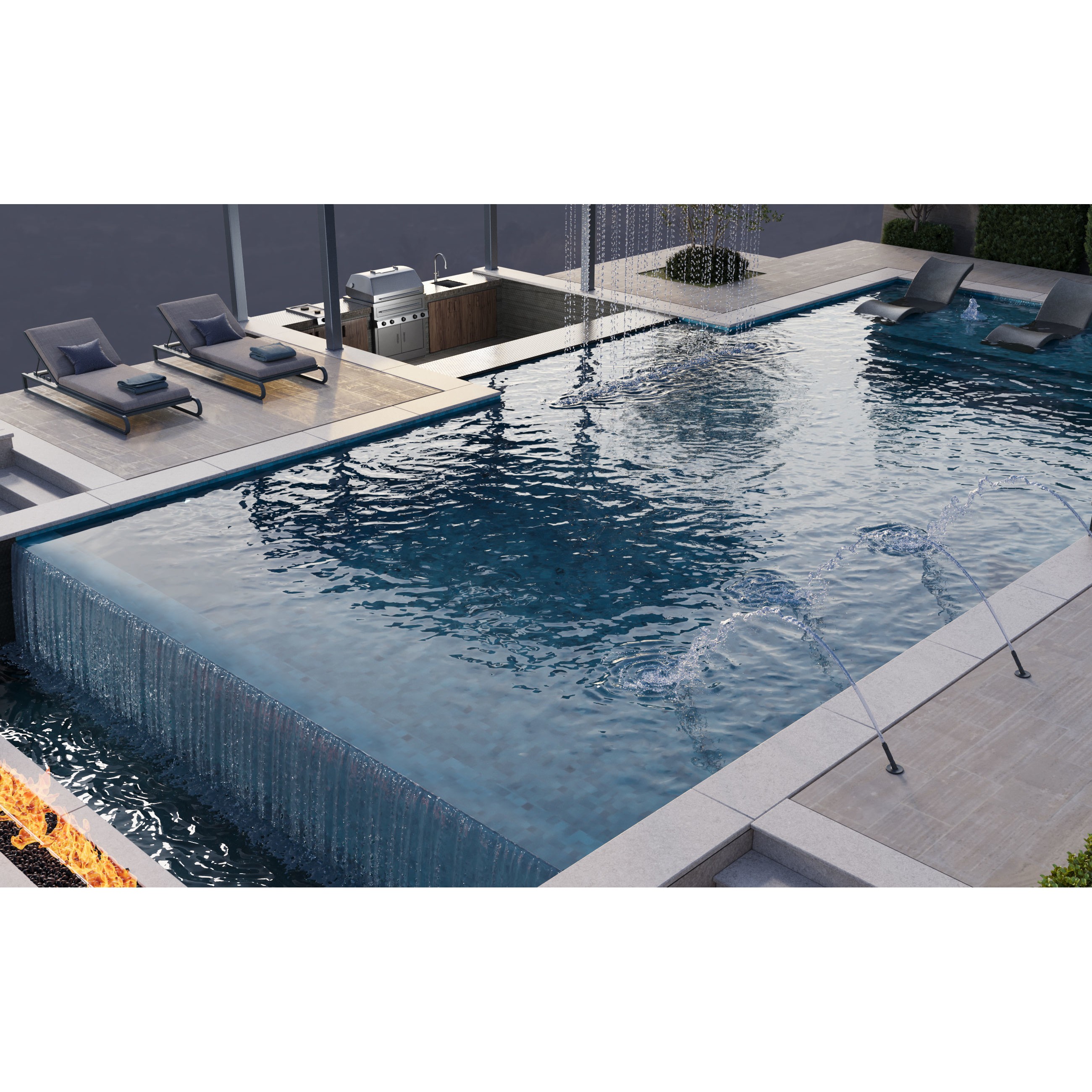 Swimming Pool - Game-Ready 3D Model - View 7