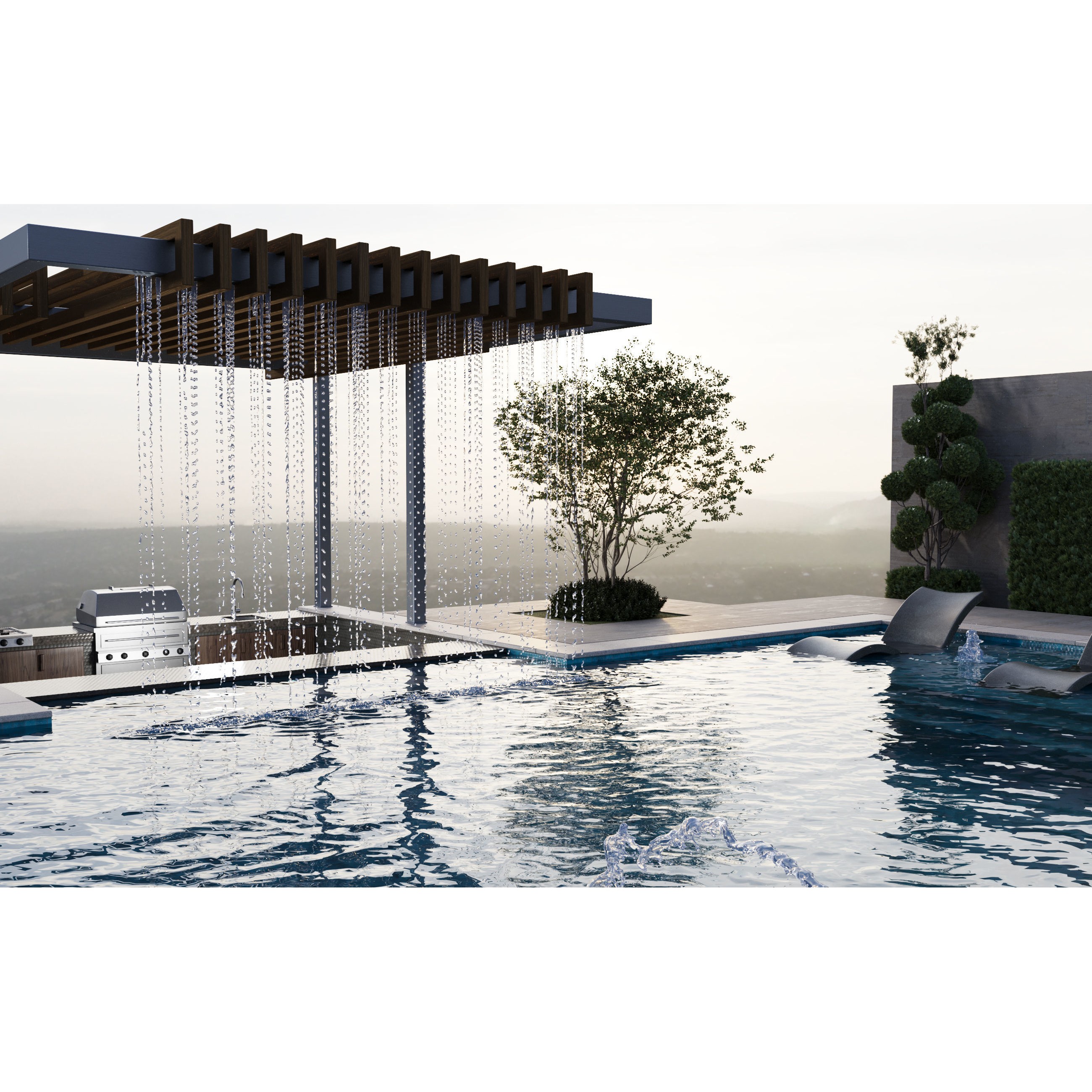 Swimming Pool - Game-Ready 3D Model - View 8
