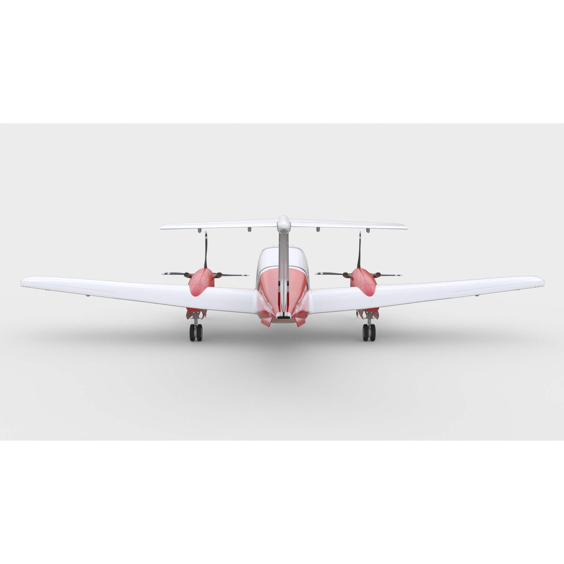 Beechcraft King Air 200 - Game-Ready 3D Model - View 6