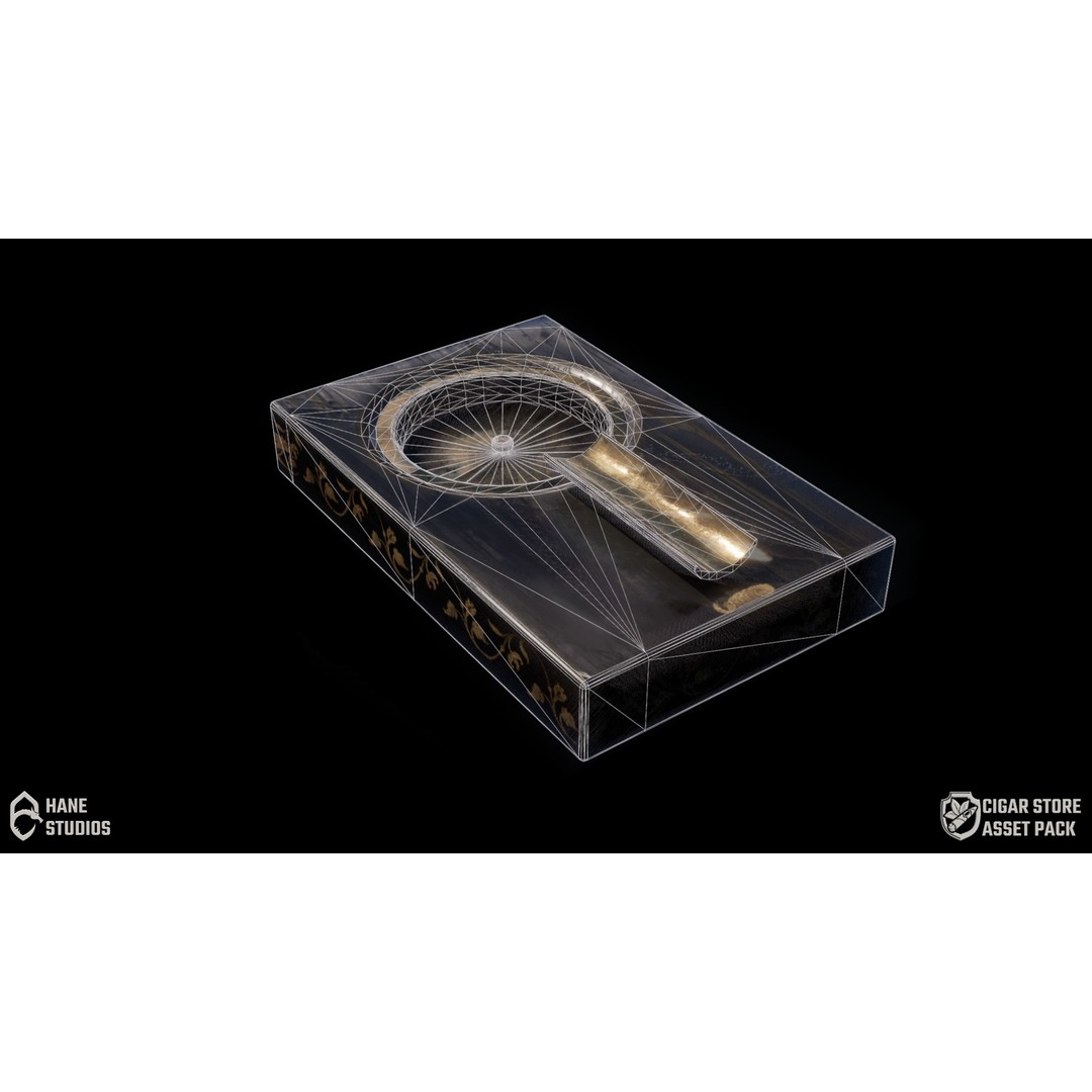 Vintage Ashtray 3D Model – Low Poly Game-Ready Asset, FBX - View 17