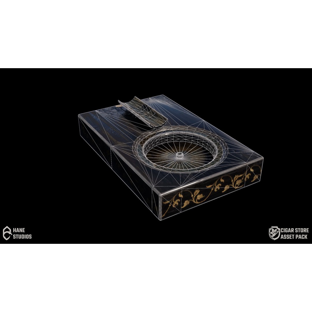 Vintage Ashtray 3D Model – Low Poly Game-Ready Asset, FBX - View 18