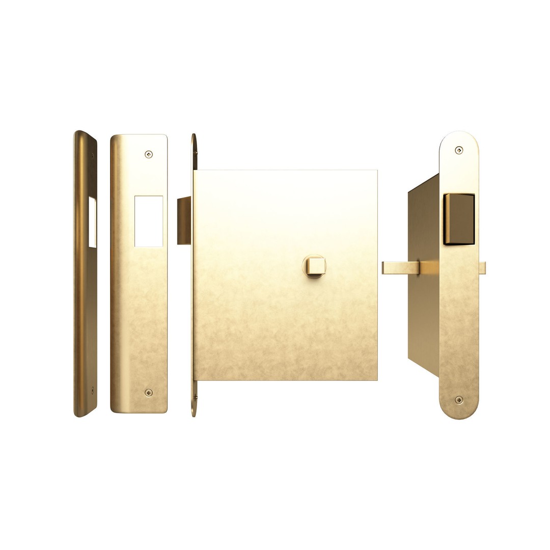 Classic Door Handle 3D Model – High Poly PBR Asset, FBX & OBJ - View 10