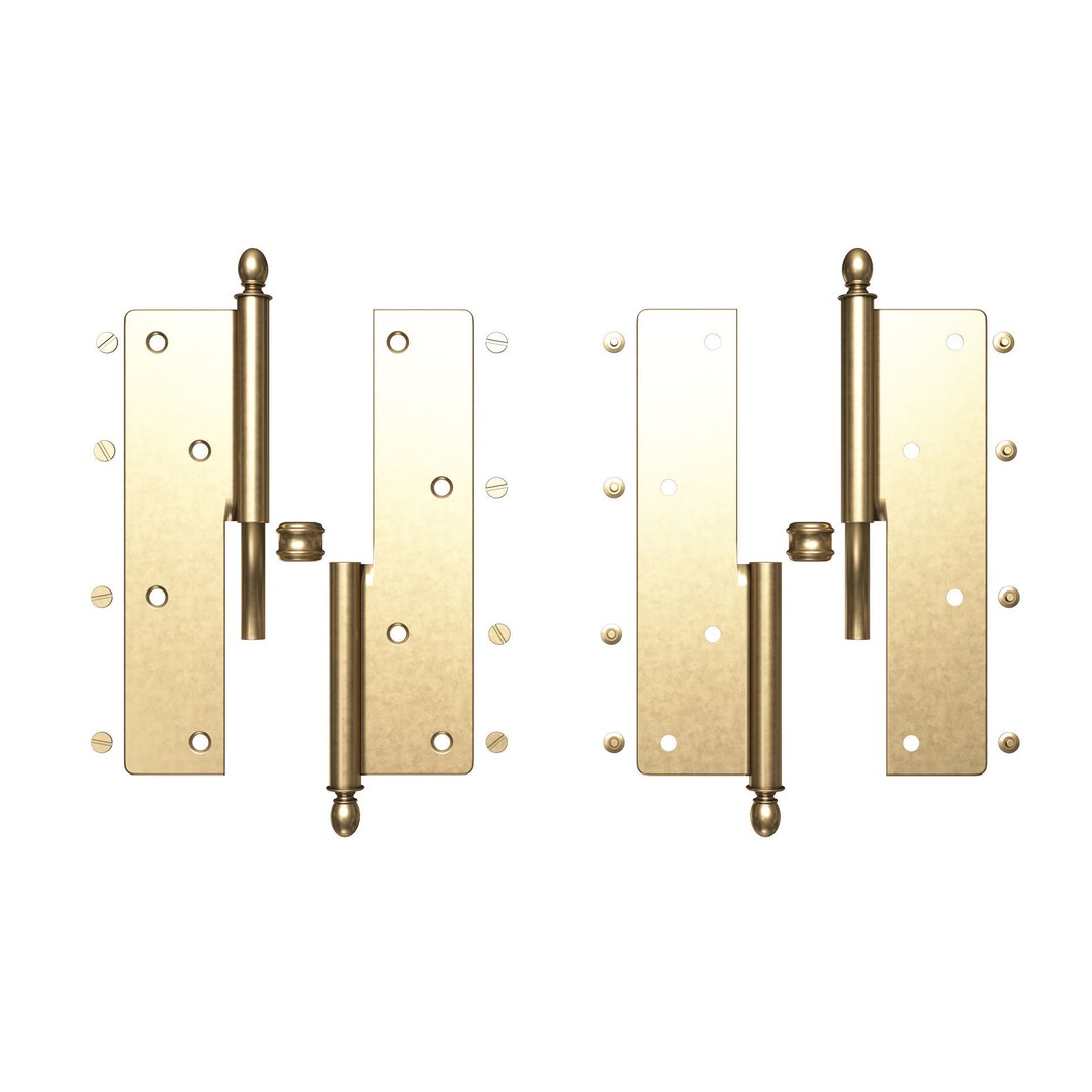 Classic Door Handle 3D Model – High Poly PBR Asset, FBX & OBJ - View 12