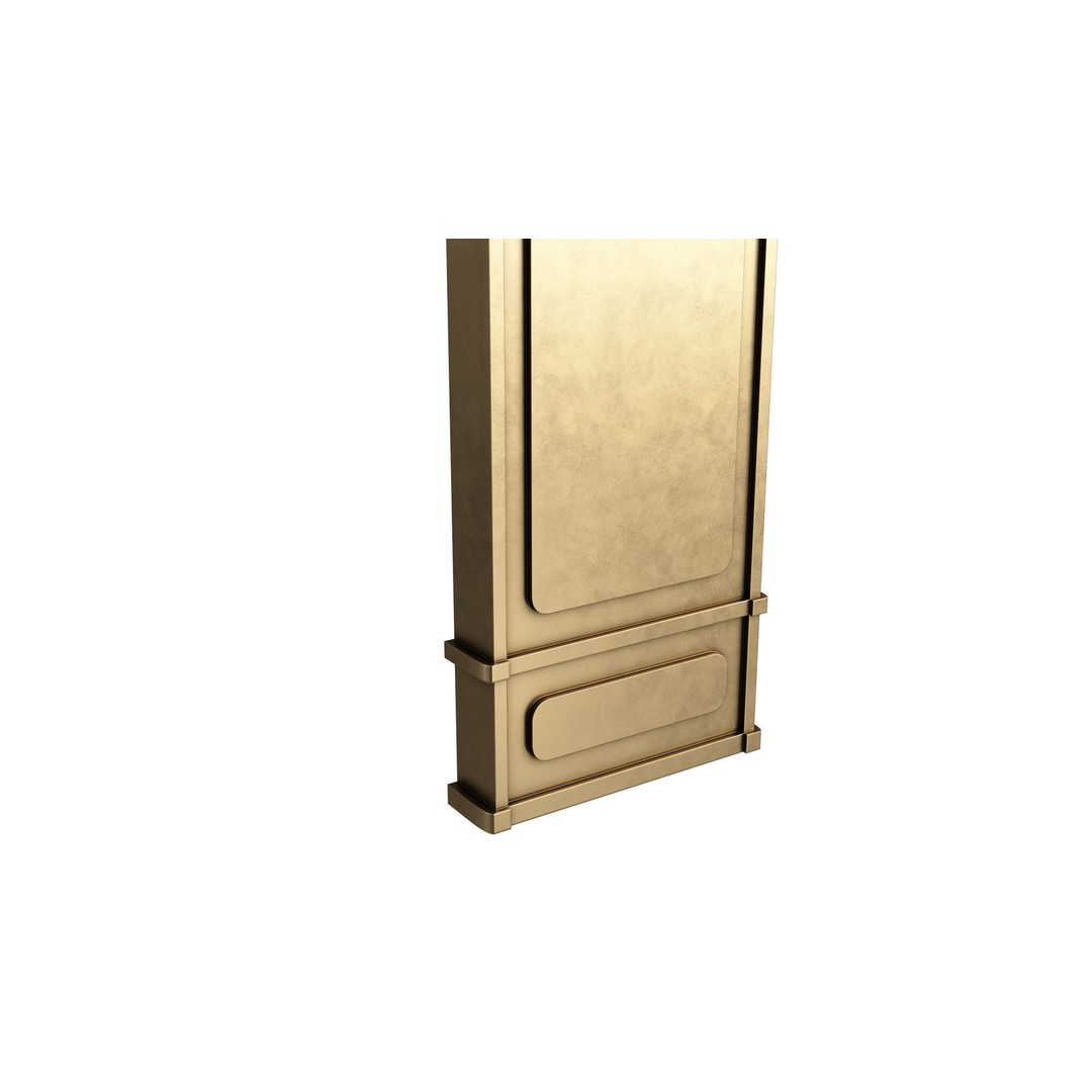 Classic Door Handle 3D Model – High Poly PBR Asset, FBX & OBJ - View 7