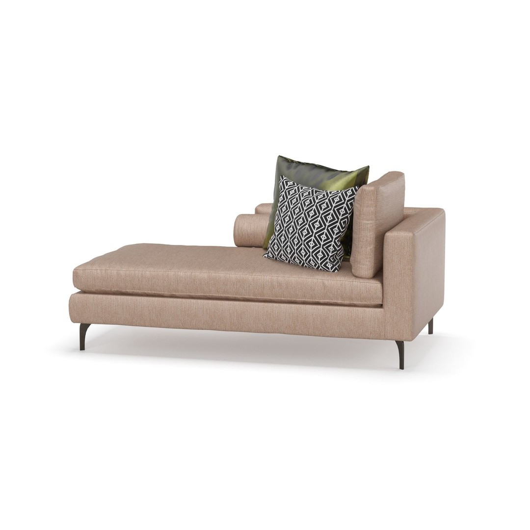 Belgraves Chaise Longue 3D Model – Elegant Sofa, PBR Textures, FBX - View 17