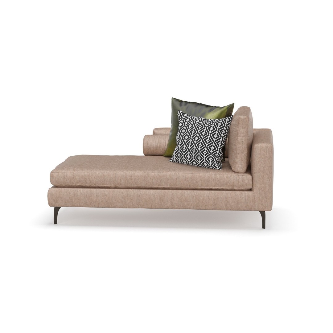 Belgraves Chaise Longue 3D Model – Elegant Sofa, PBR Textures, FBX - View 18