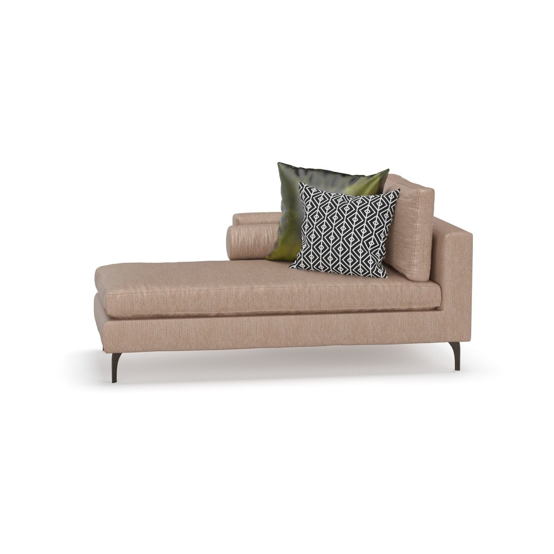 Belgraves Chaise Longue 3D Model – Elegant Sofa, PBR Textures, FBX - View 19
