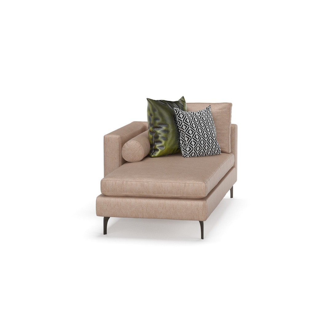 Belgraves Chaise Longue 3D Model – Elegant Sofa, PBR Textures, FBX - View 22