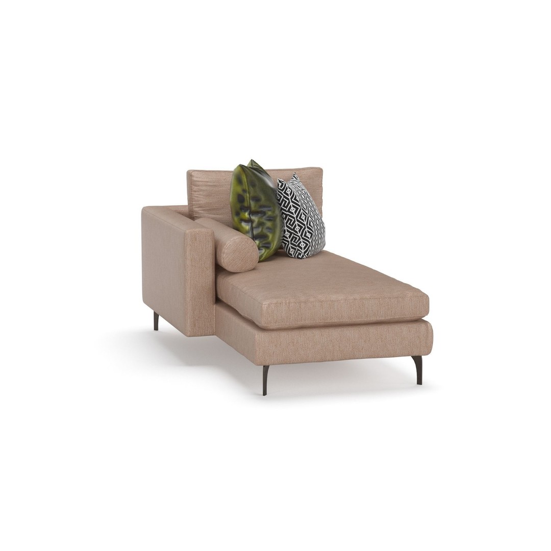 Belgraves Chaise Longue 3D Model – Elegant Sofa, PBR Textures, FBX - View 23