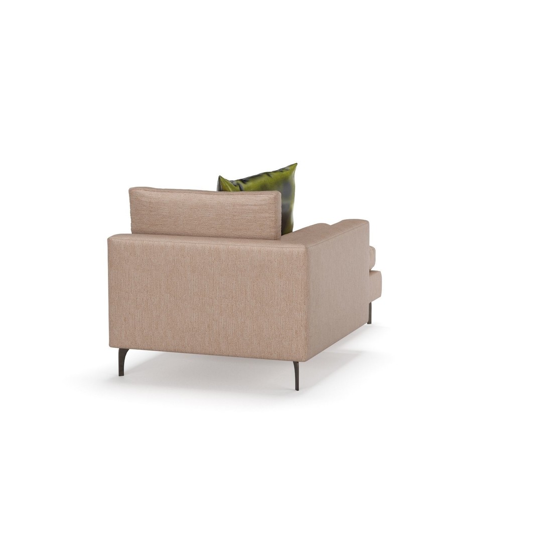 Belgraves Chaise Longue 3D Model – Elegant Sofa, PBR Textures, FBX - View 28