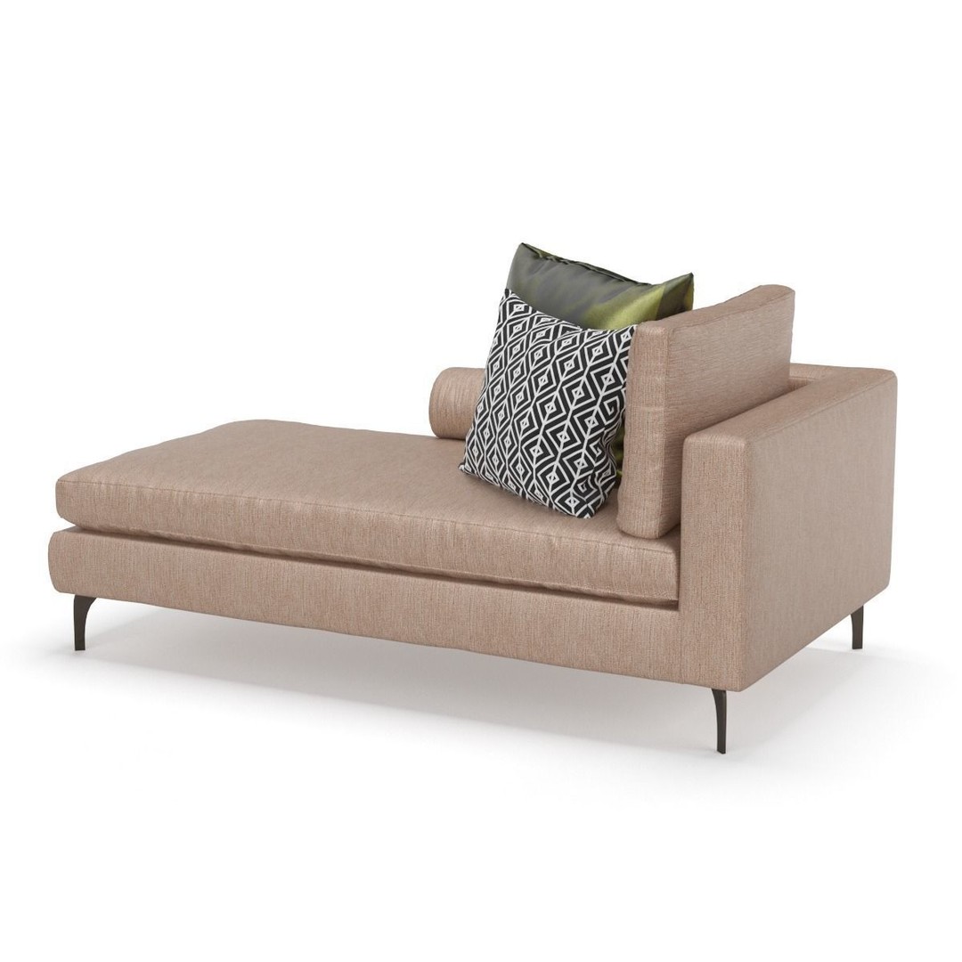 Belgraves Chaise Longue 3D Model – Elegant Sofa, PBR Textures, FBX - View 34