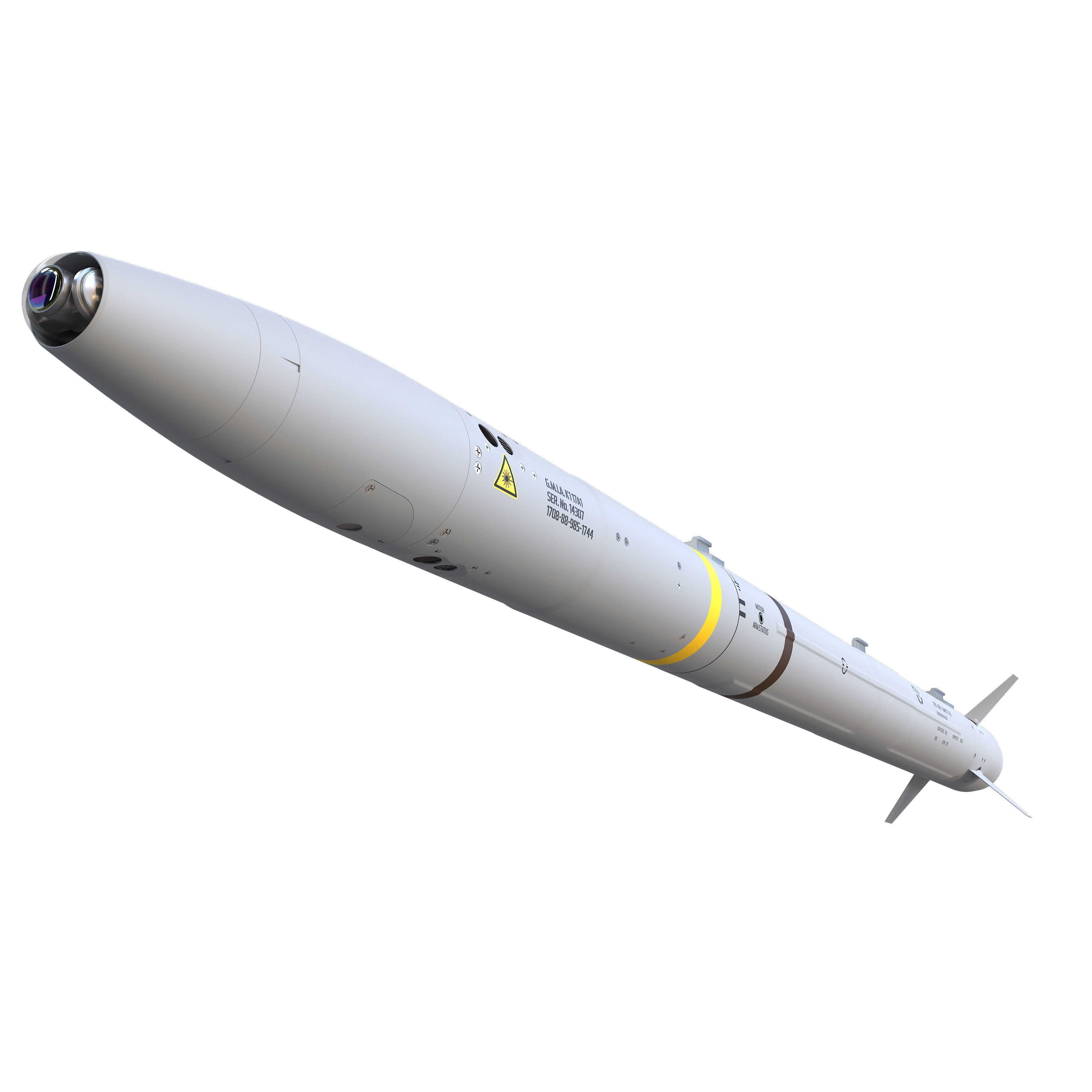 AIM-132 ASRAAM - Game-Ready 3D Model - View 12