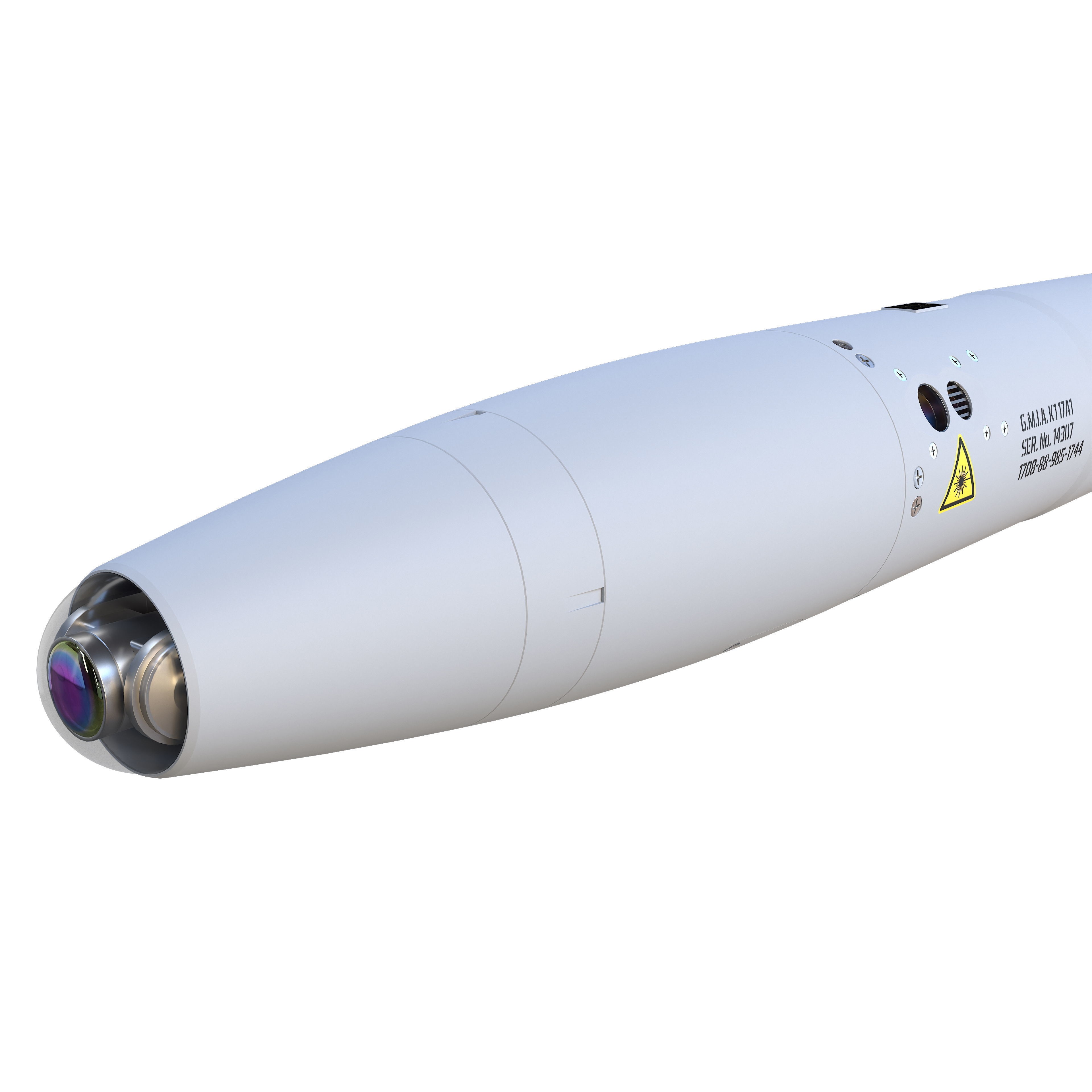 AIM-132 ASRAAM - Game-Ready 3D Model - View 13