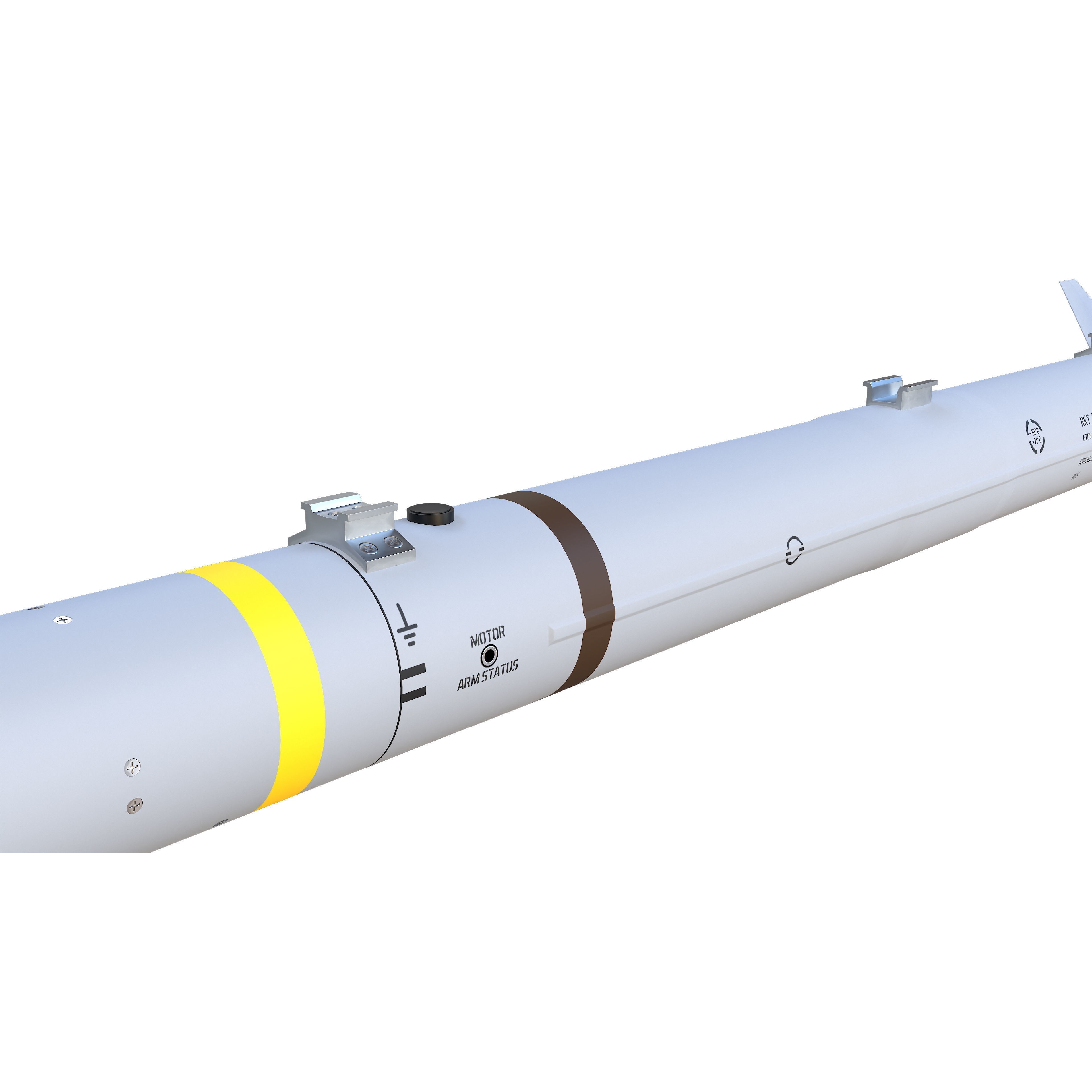 AIM-132 ASRAAM - Game-Ready 3D Model - View 15