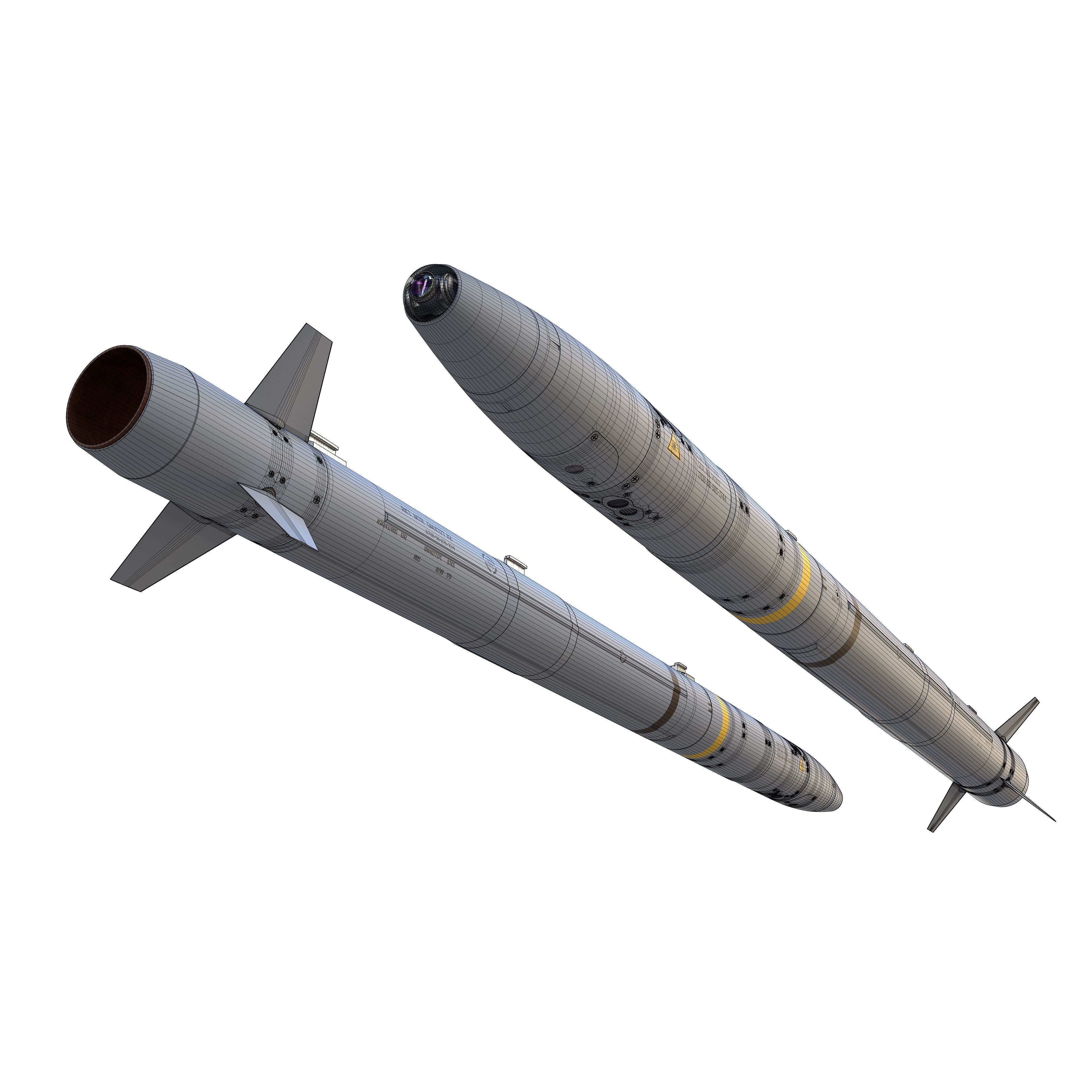 AIM-132 ASRAAM - Game-Ready 3D Model - View 18