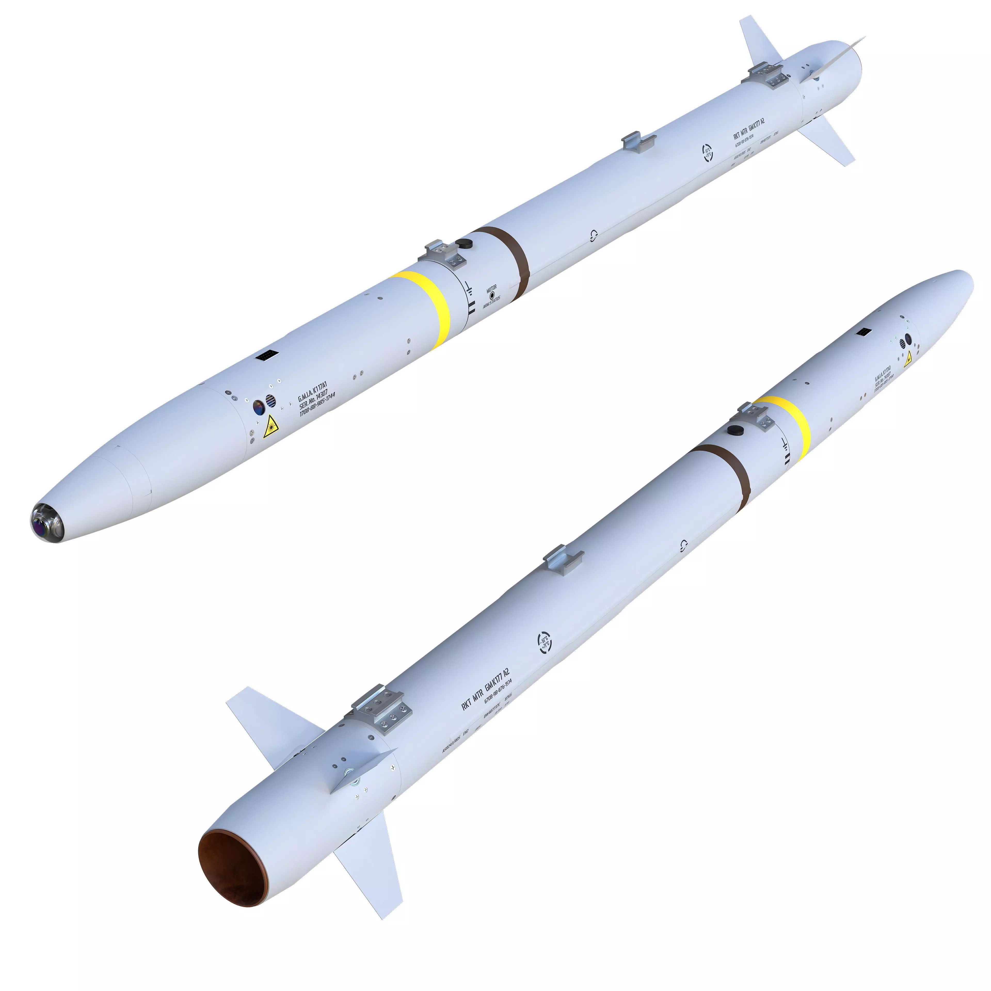 AIM-132 ASRAAM - Game-Ready 3D Model - View 2