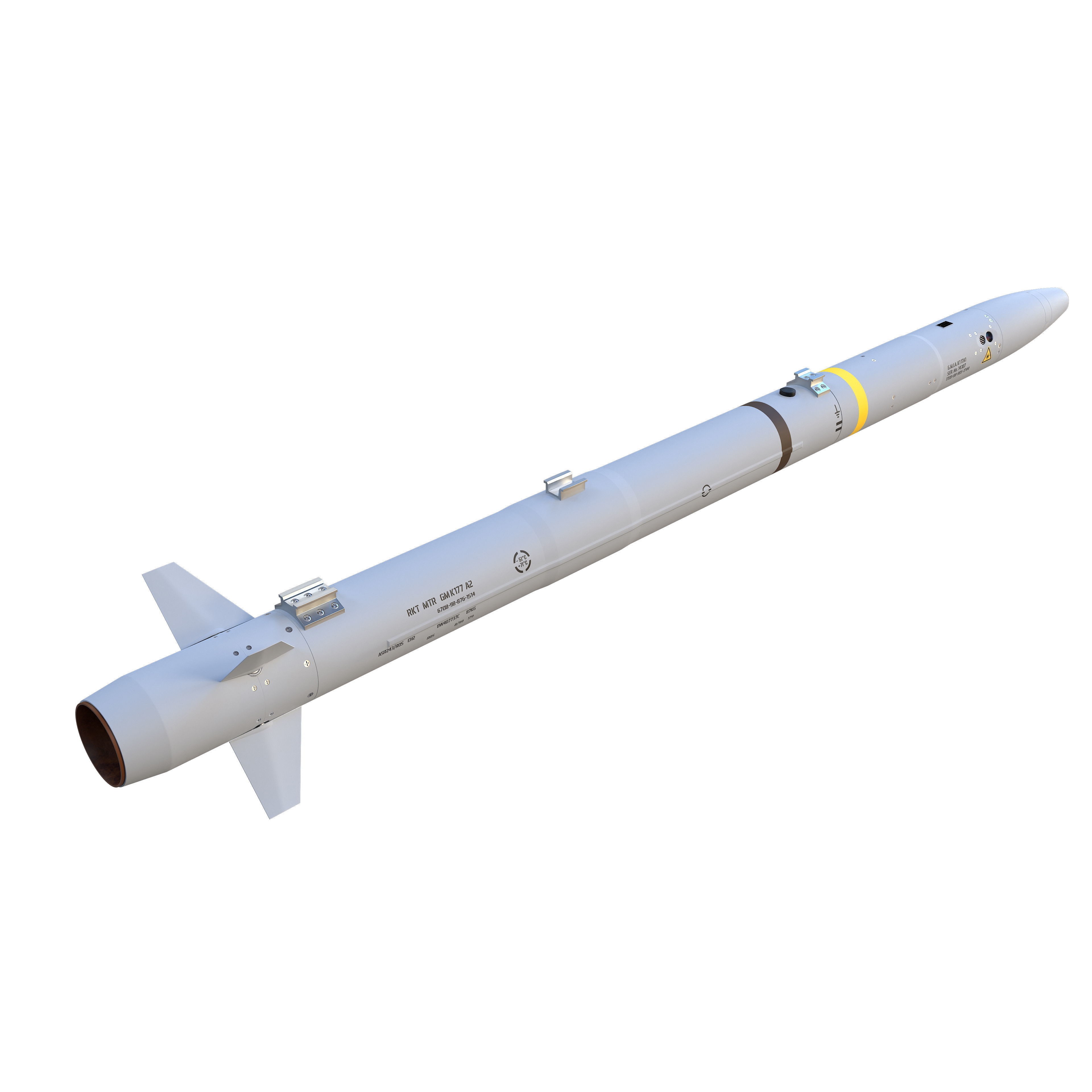 AIM-132 ASRAAM - Game-Ready 3D Model - View 4