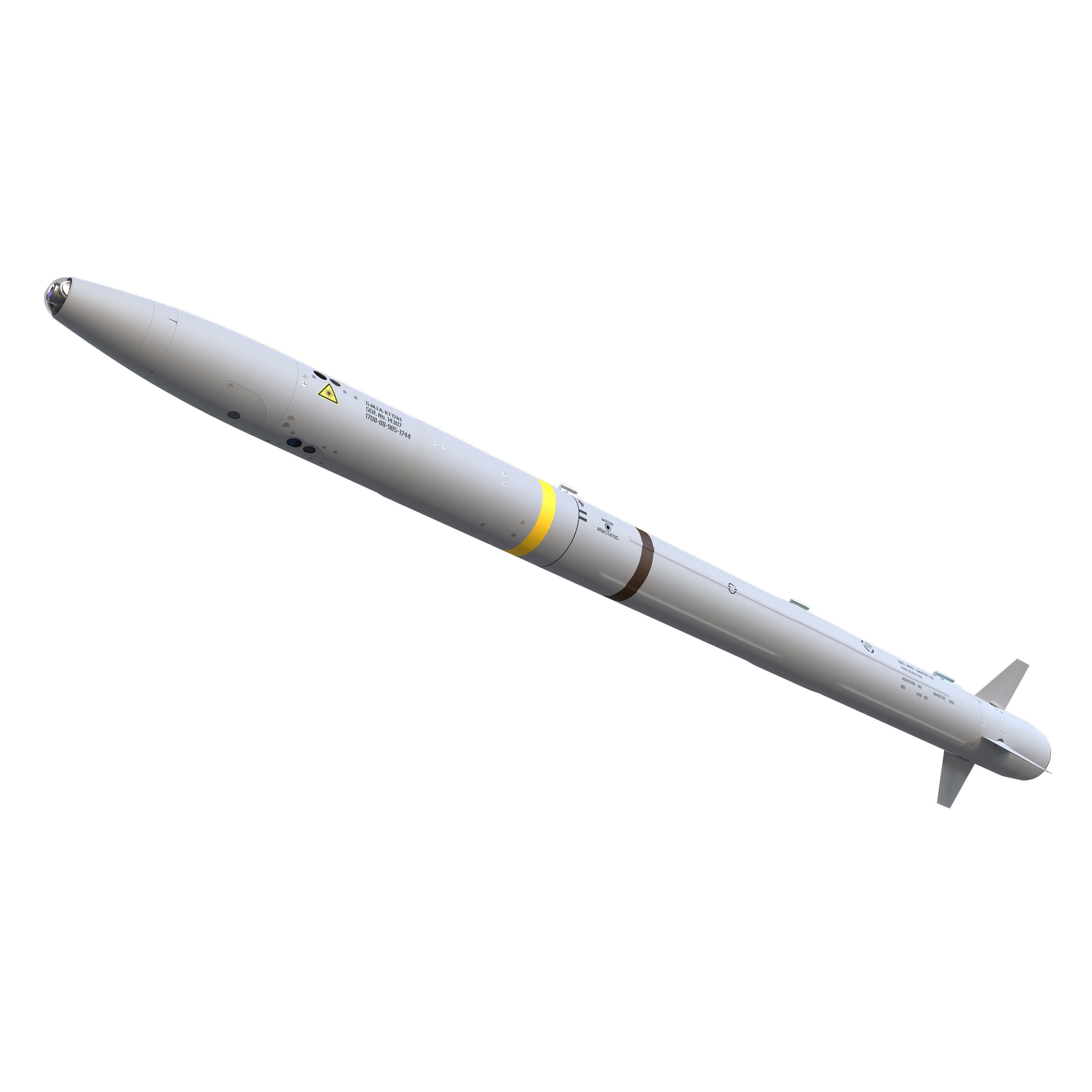 AIM-132 ASRAAM - Game-Ready 3D Model - View 5