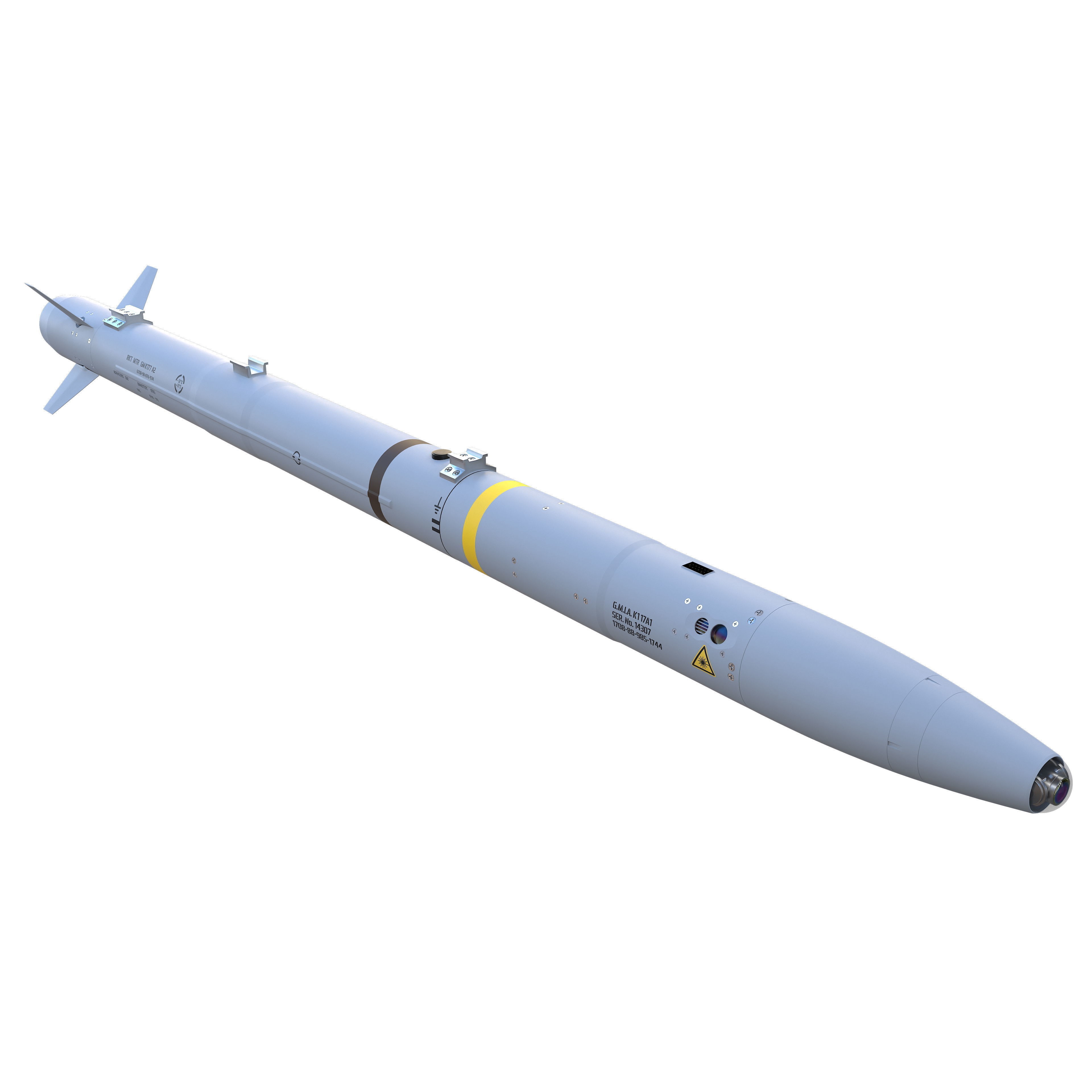 AIM-132 ASRAAM - Game-Ready 3D Model - View 6