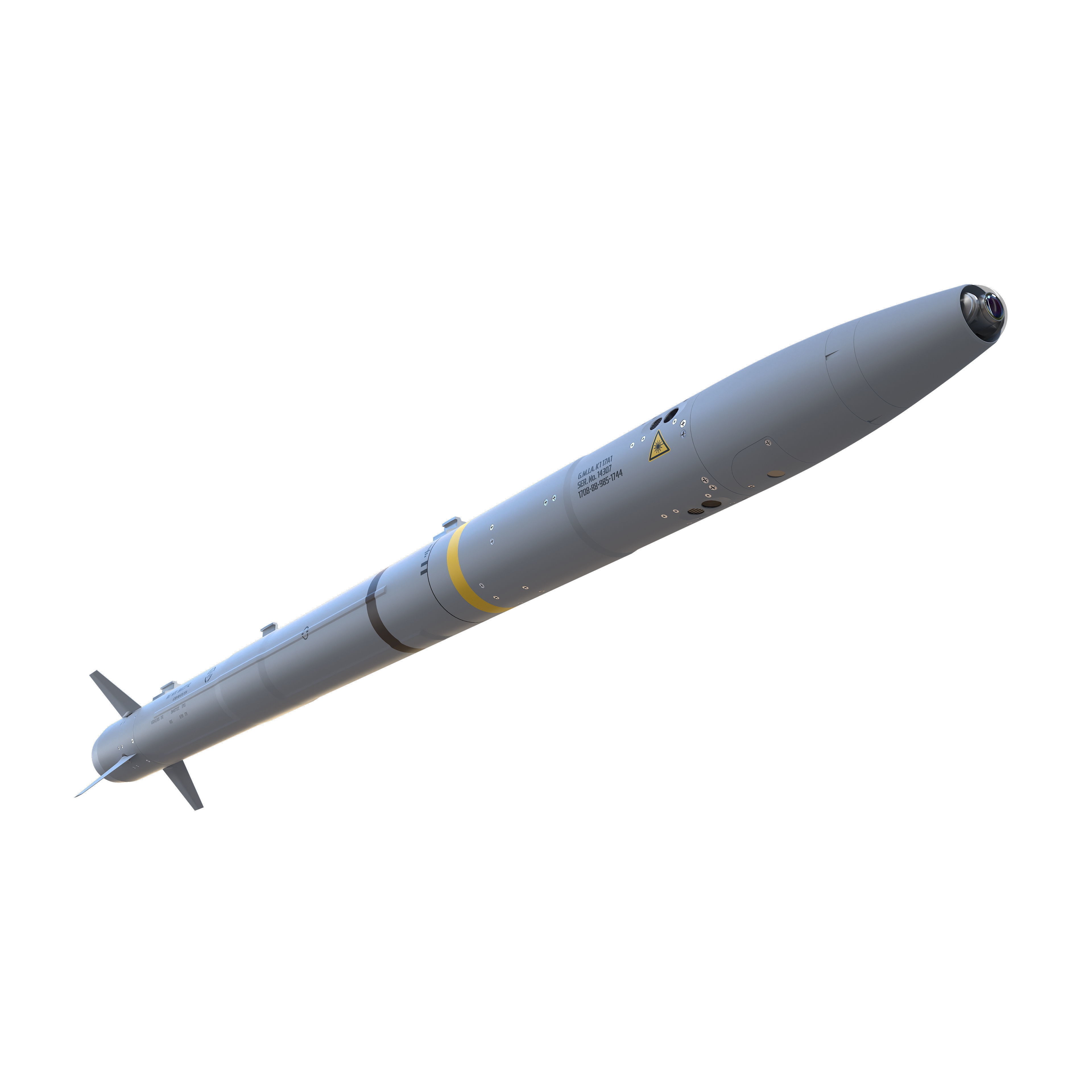 AIM-132 ASRAAM - Game-Ready 3D Model - View 7