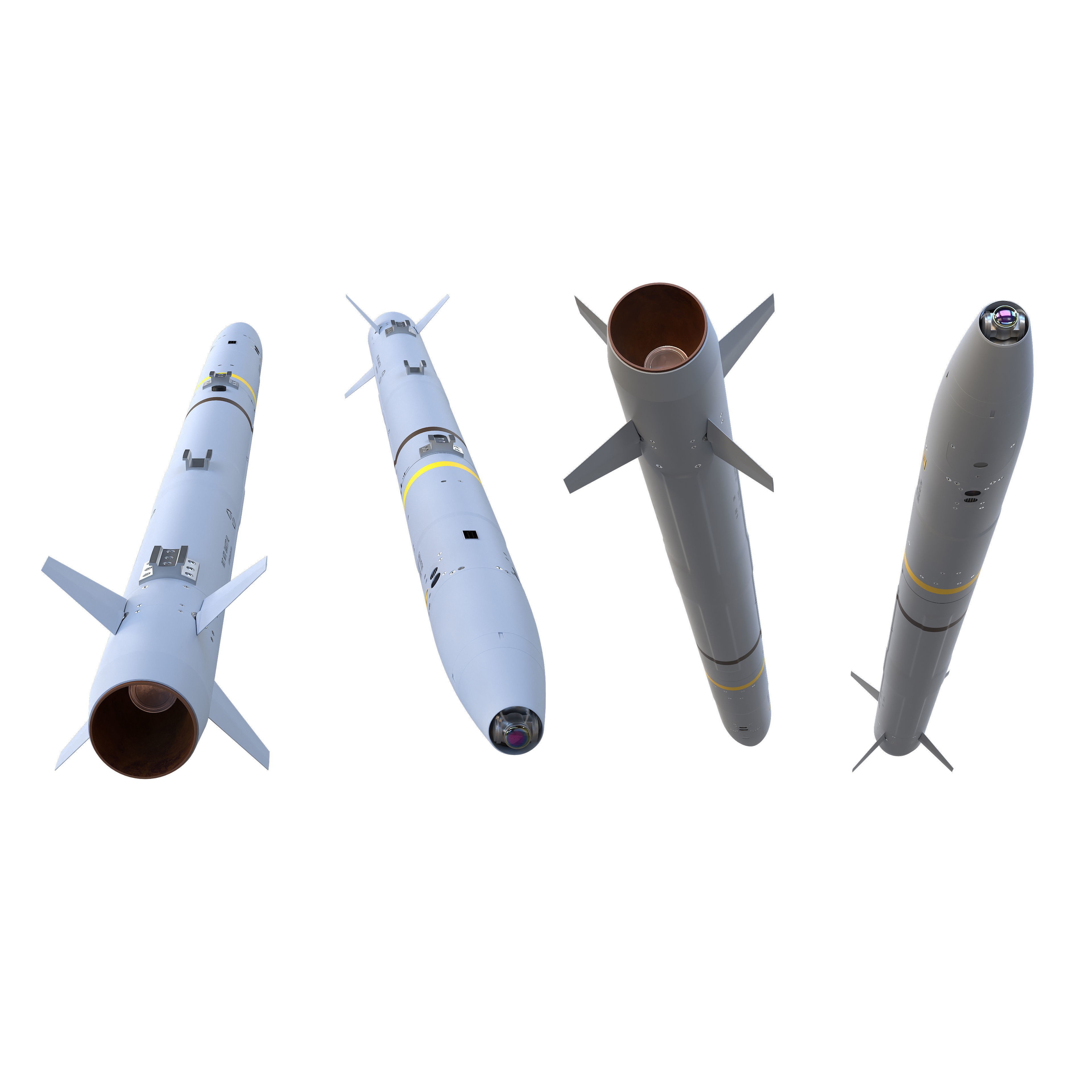 AIM-132 ASRAAM - Game-Ready 3D Model - View 8