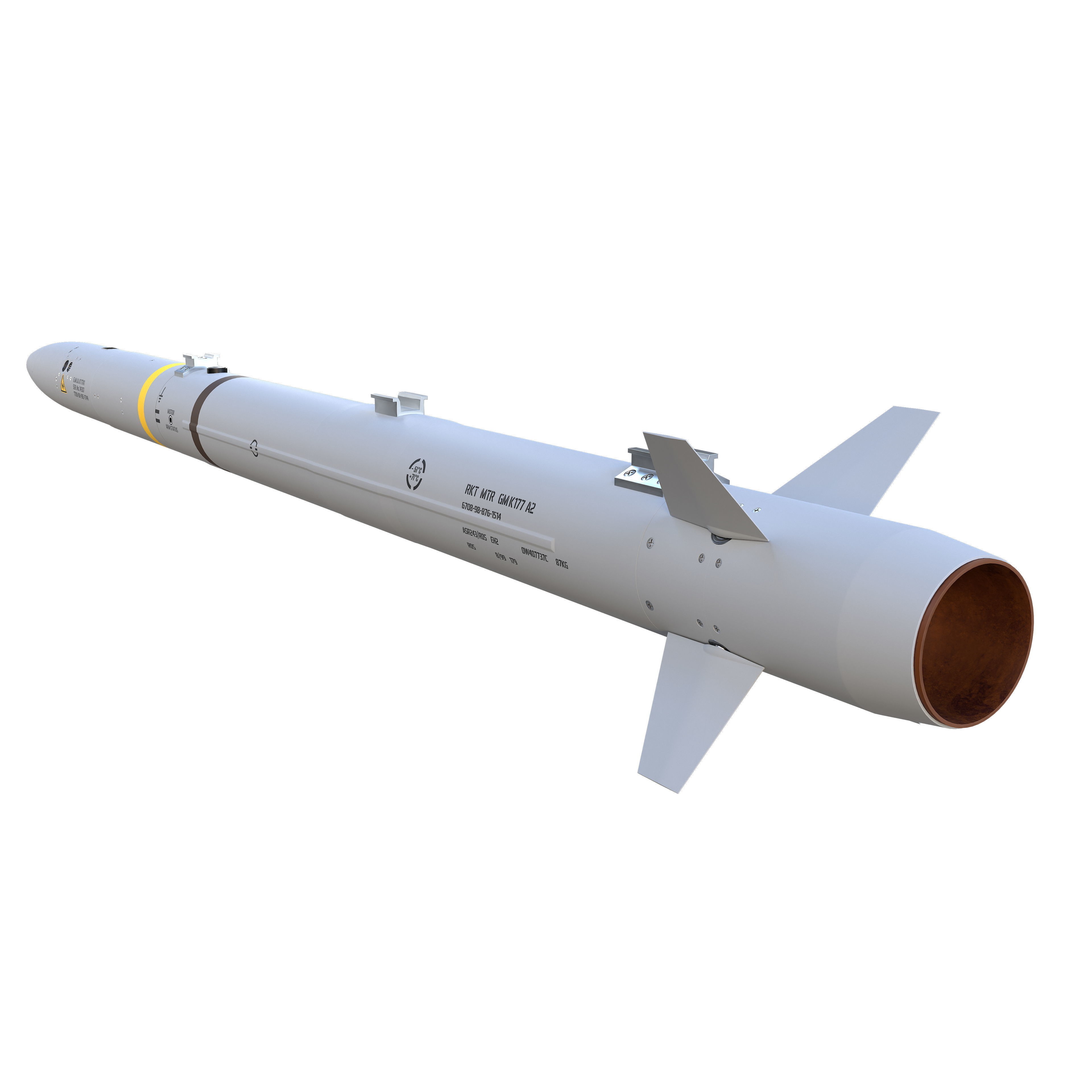 AIM-132 ASRAAM - Game-Ready 3D Model - View 9