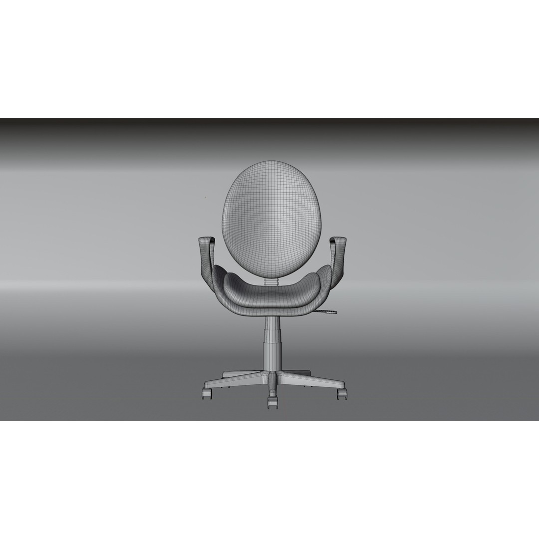 Office Chairs Set 3D Model – Low Poly Game Ready Asset, FBX, OBJ