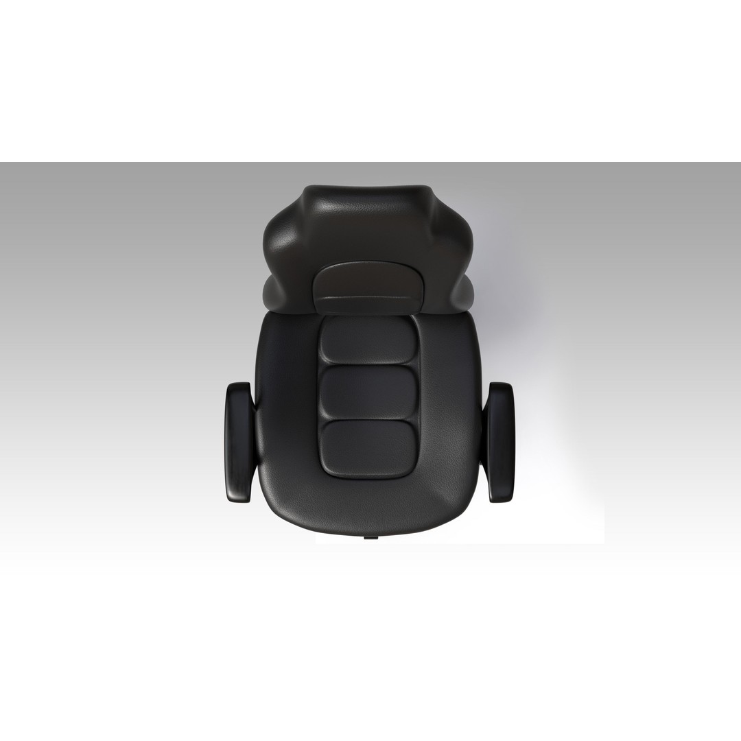 Office Chairs Set 3D Model – Low Poly Game Ready Asset, FBX, OBJ - View 14
