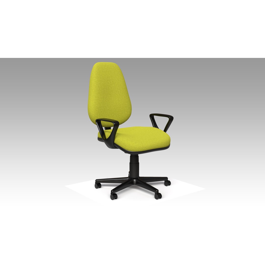 Office Chairs Set 3D Model – Low Poly Game Ready Asset, FBX, OBJ - View 20