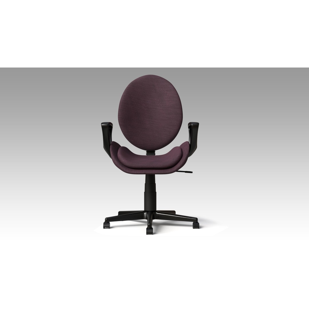 Office Chairs Set 3D Model – Low Poly Game Ready Asset, FBX, OBJ - View 22