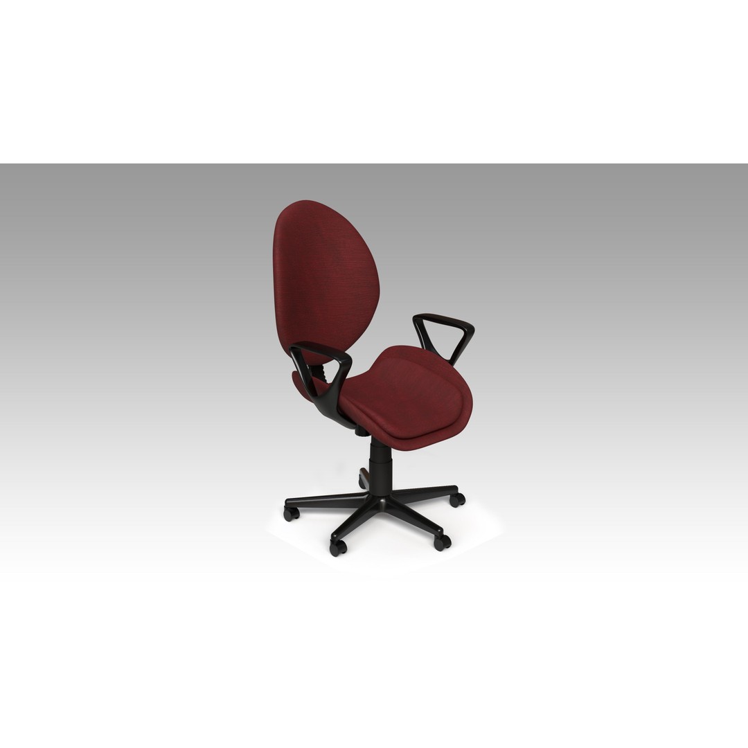 Office Chairs Set 3D Model – Low Poly Game Ready Asset, FBX, OBJ - View 28