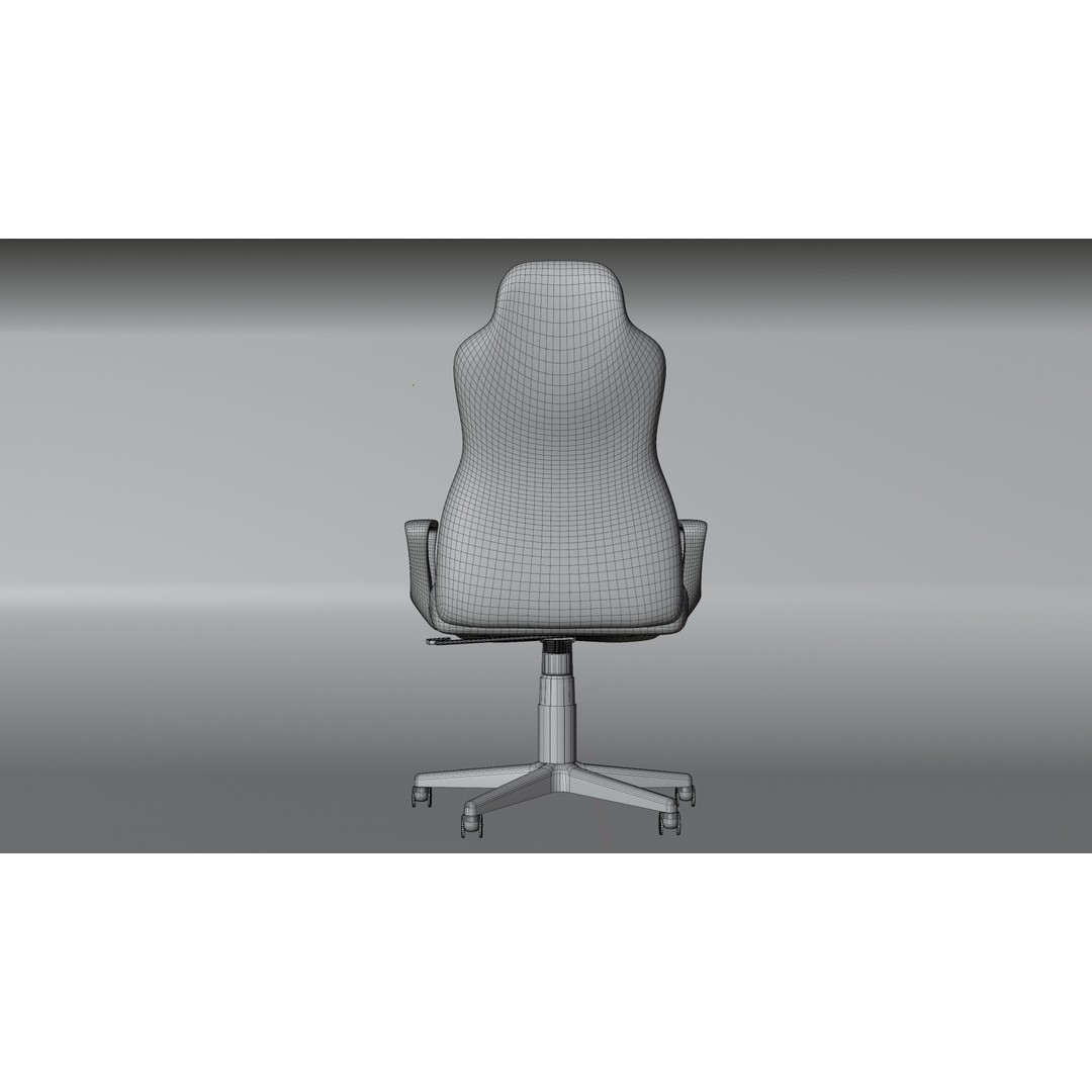 Office Chairs Set 3D Model – Low Poly Game Ready Asset, FBX, OBJ - View 33