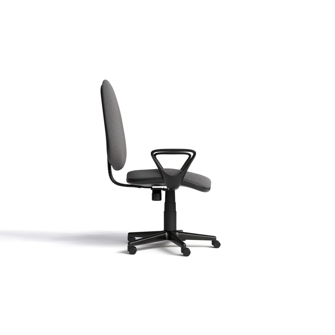 Office Chairs Set 3D Model – Low Poly Game Ready Asset, FBX, OBJ - View 6