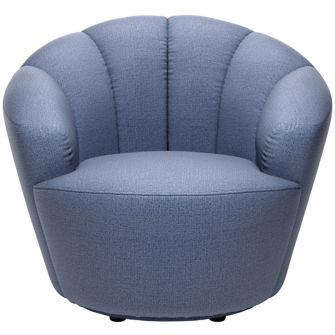 John Fowles Club Armchair 3D Model – High-Quality PBR Asset, FBX, OBJ - View 4
