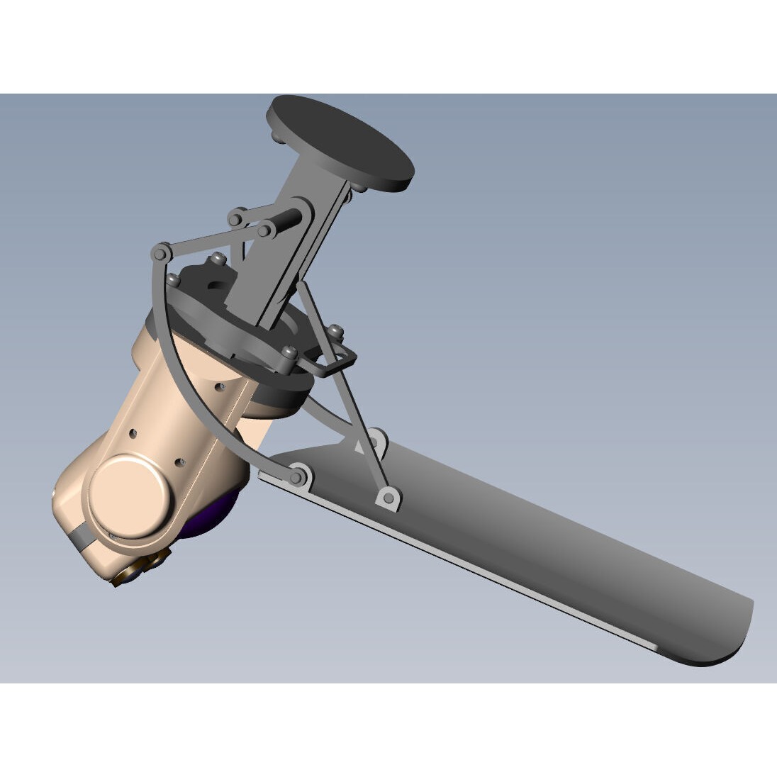 Ukrainian UAV GOR Tactical Drone - Game-Ready 3D Model - View 26