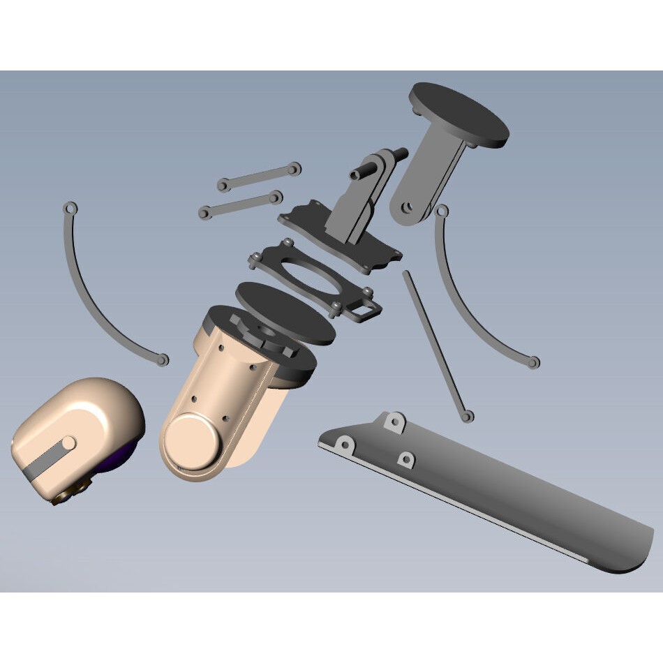 Ukrainian UAV GOR Tactical Drone - Game-Ready 3D Model - View 27