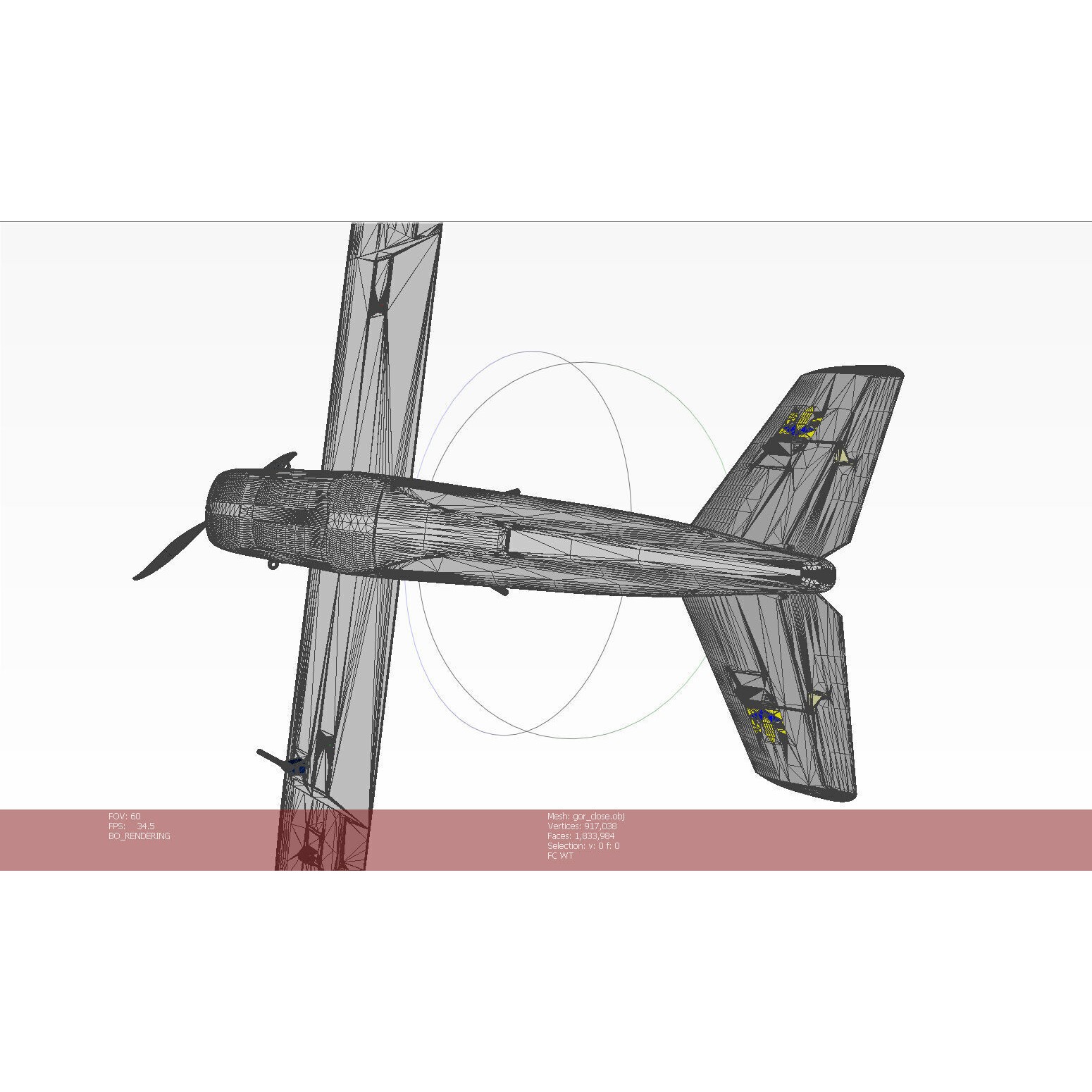 Ukrainian UAV GOR Tactical Drone - Game-Ready 3D Model - View 36