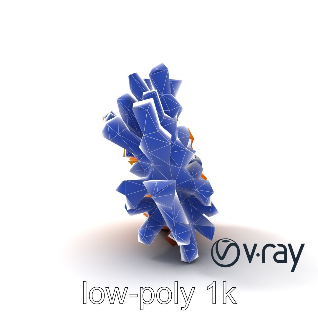 Coral Fan 3D Model – Low Poly Textured Asset for Underwater Scenes - View 20